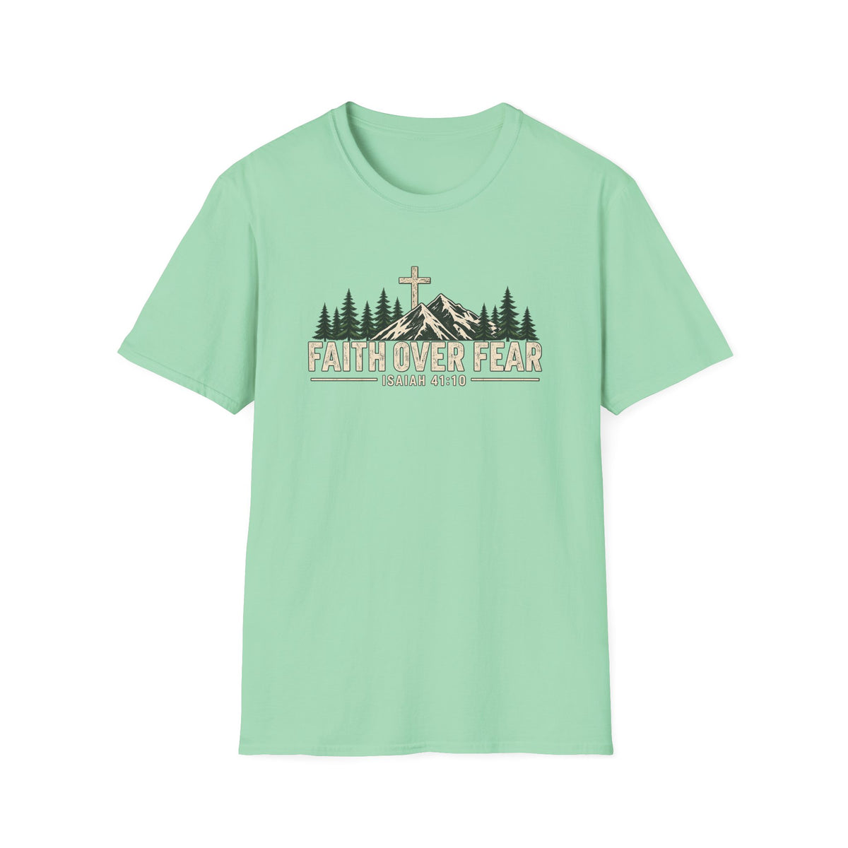 Faith Over Fear Mountain T-Shirt