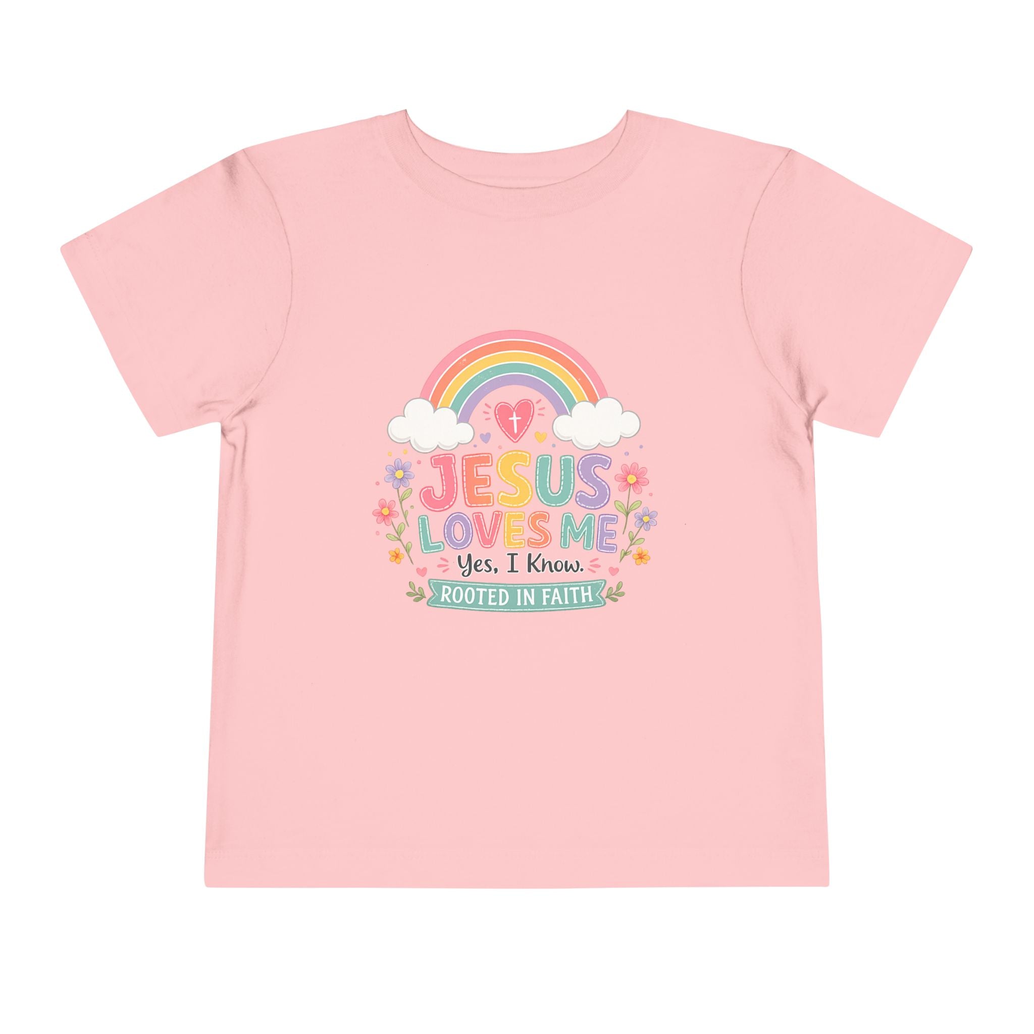 Jesus Loves Me Toddler Short Sleeve Tee