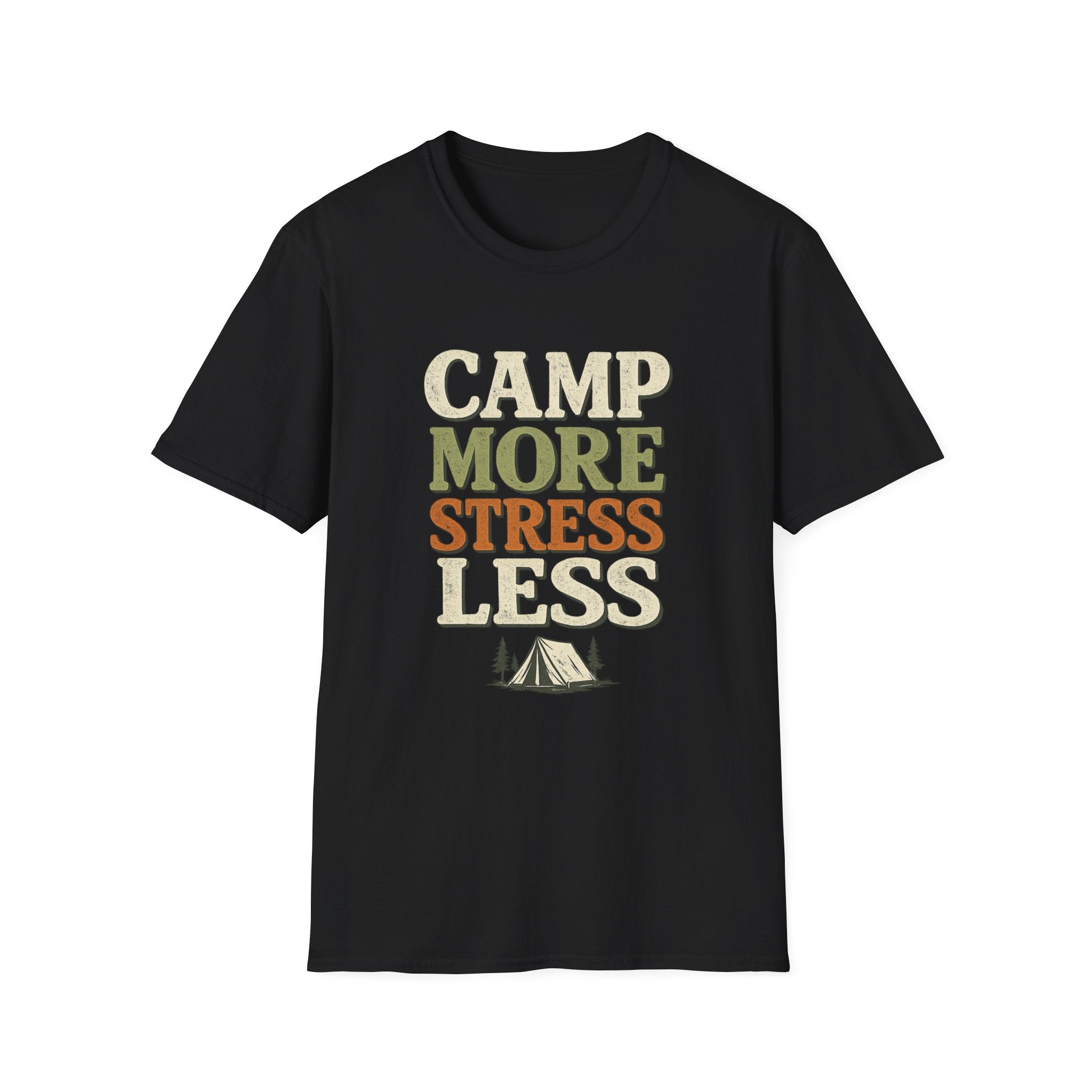 Camp More Stress Less T-Shirt