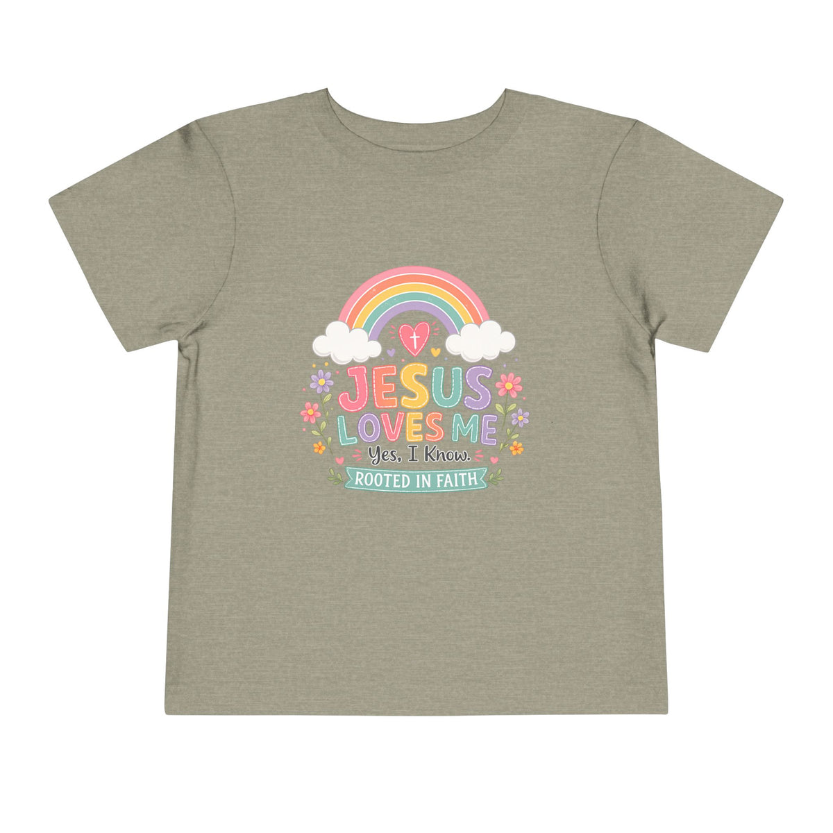 Jesus Loves Me Toddler Short Sleeve Tee