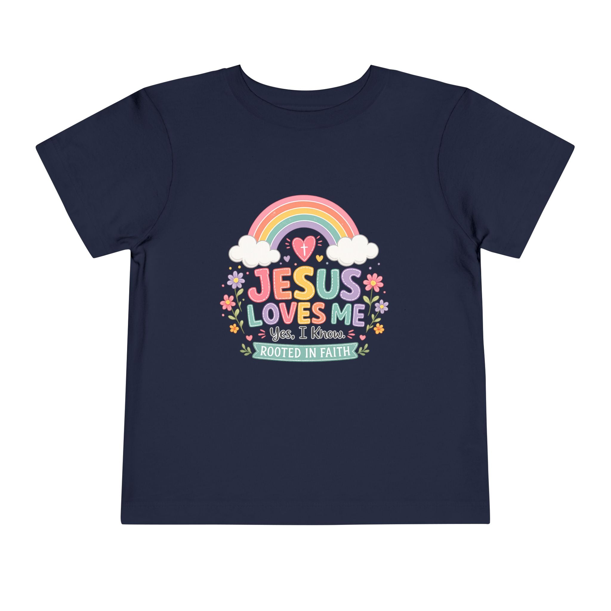 Jesus Loves Me Toddler Short Sleeve Tee