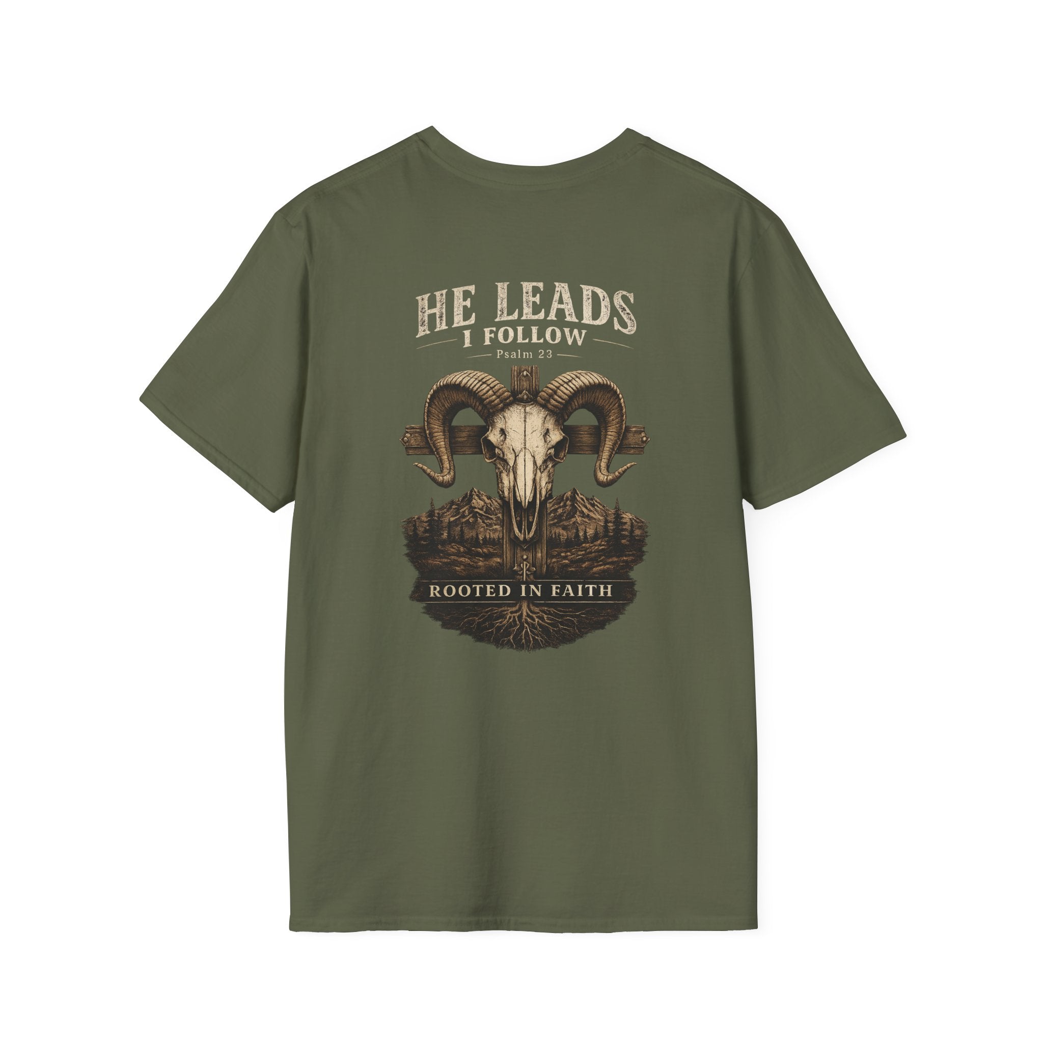 He Leads, I Follow T-Shirt