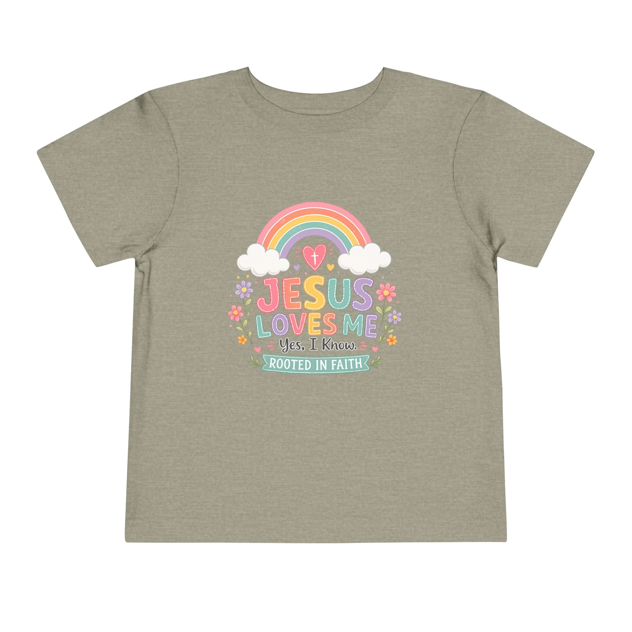 Jesus Loves Me Toddler Short Sleeve Tee