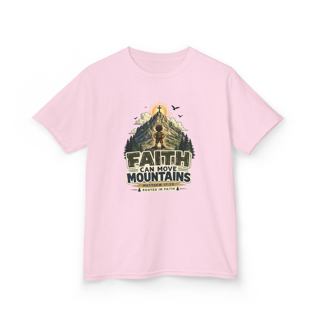 Faith Can Move Mountains Kids Tee