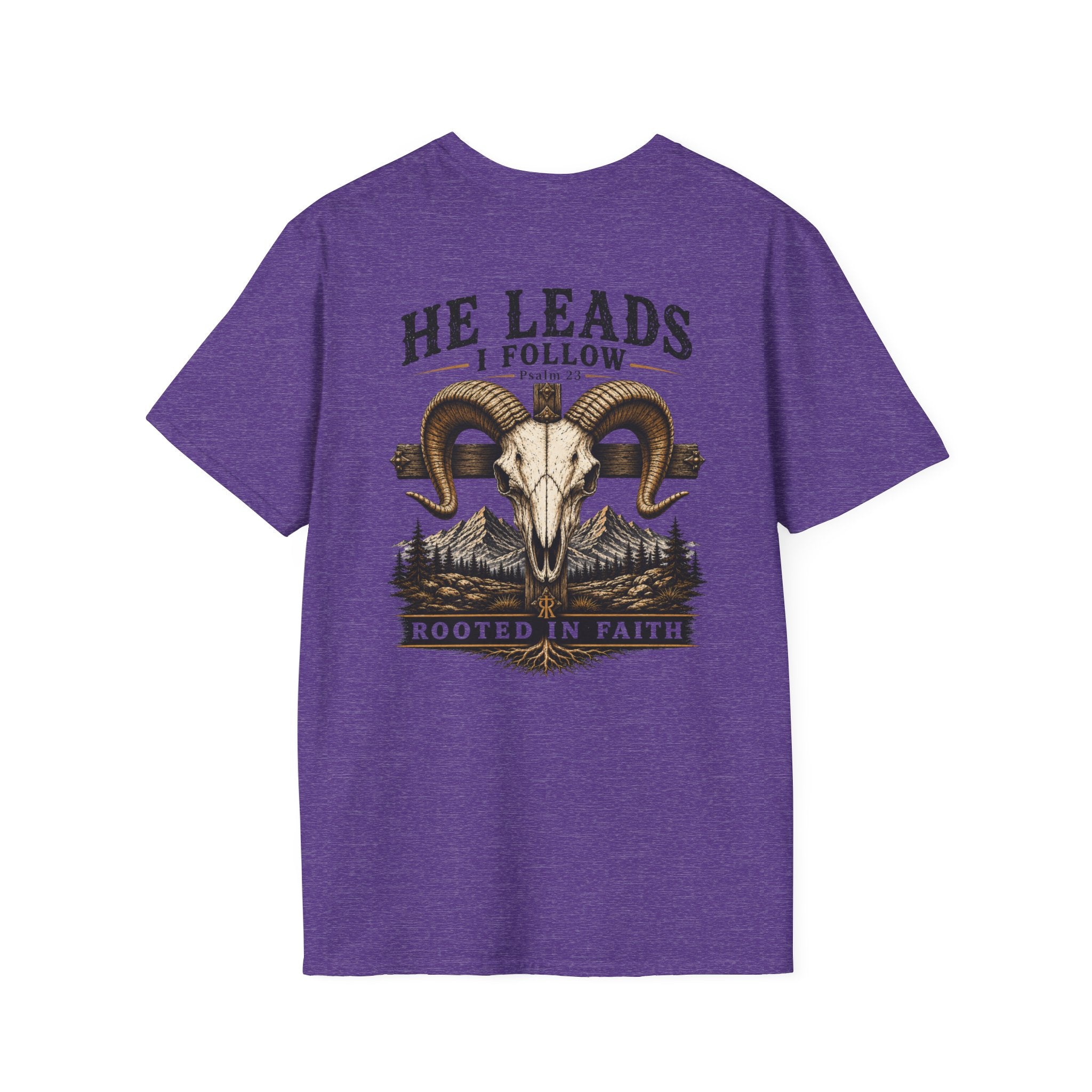 He Leads, I Follow T-Shirt