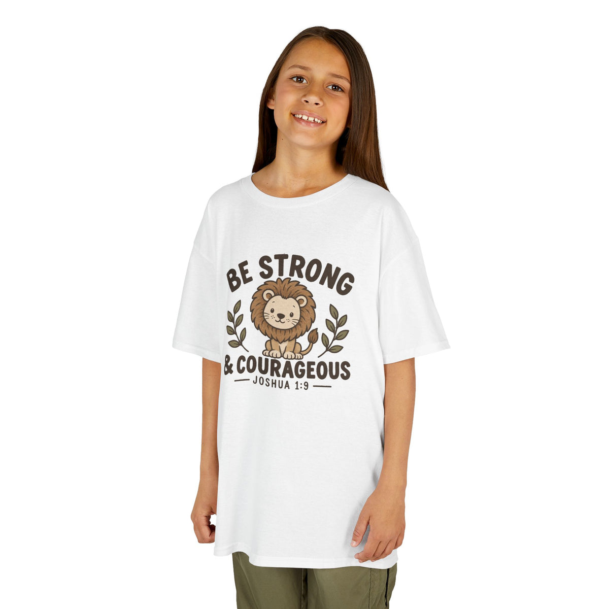 Be Strong & Courageous Kids Tee