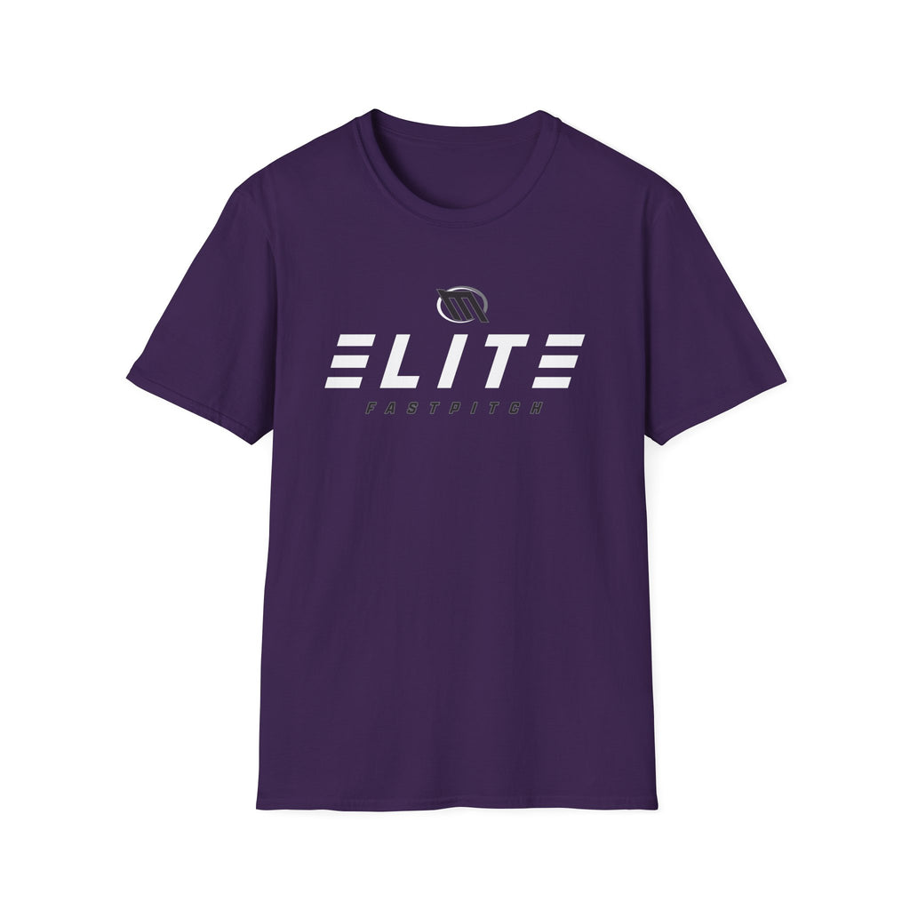 Mosinee Elite Fastpitch Sponsor T-Shirt in Purple Unisex Softstyle T-Shirt