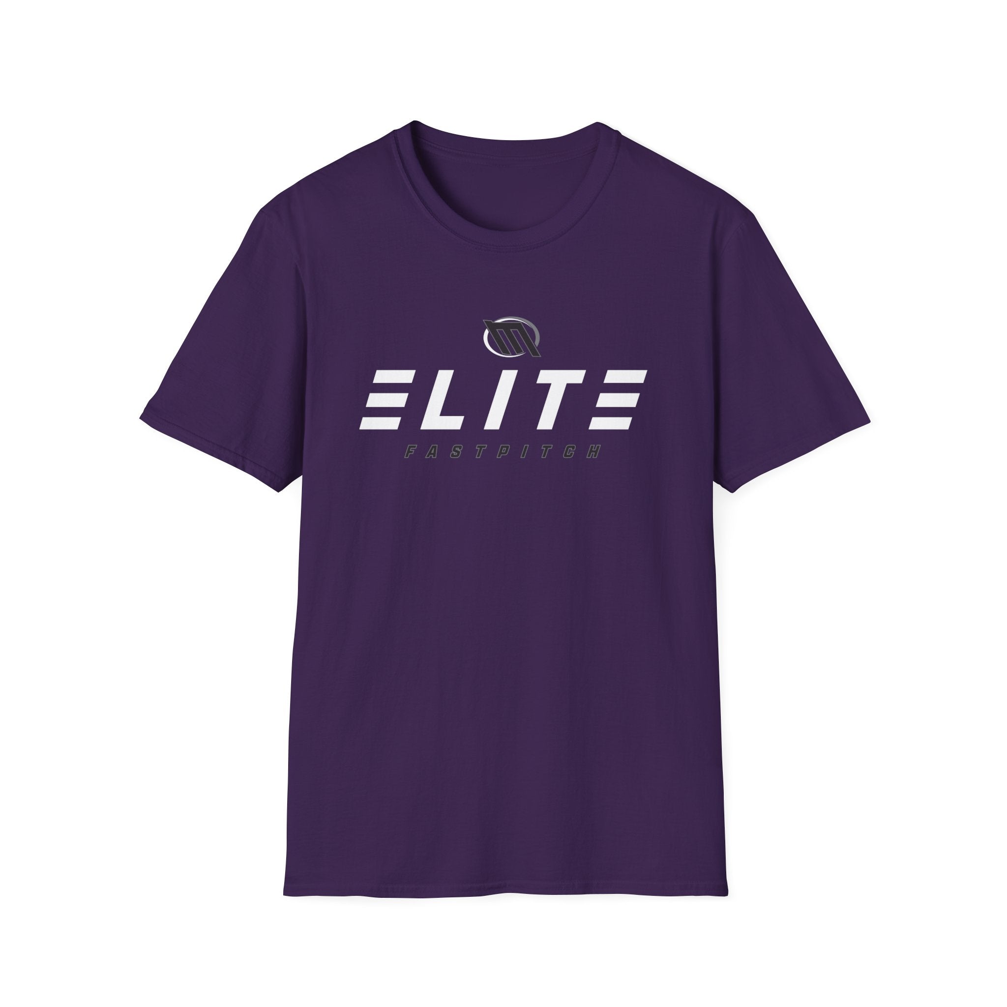 Mosinee Elite Fastpitch Sponsor T-Shirt in Purple Unisex Softstyle T-Shirt