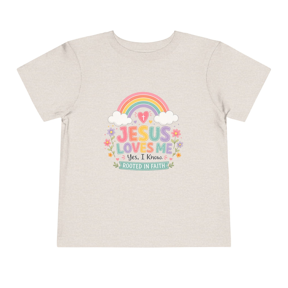 Jesus Loves Me Toddler Short Sleeve Tee