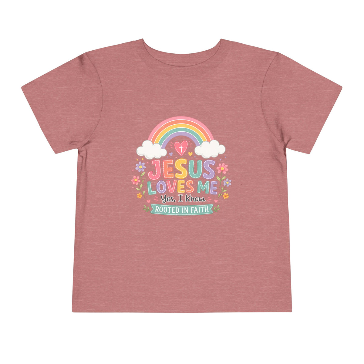 Jesus Loves Me Toddler Short Sleeve Tee