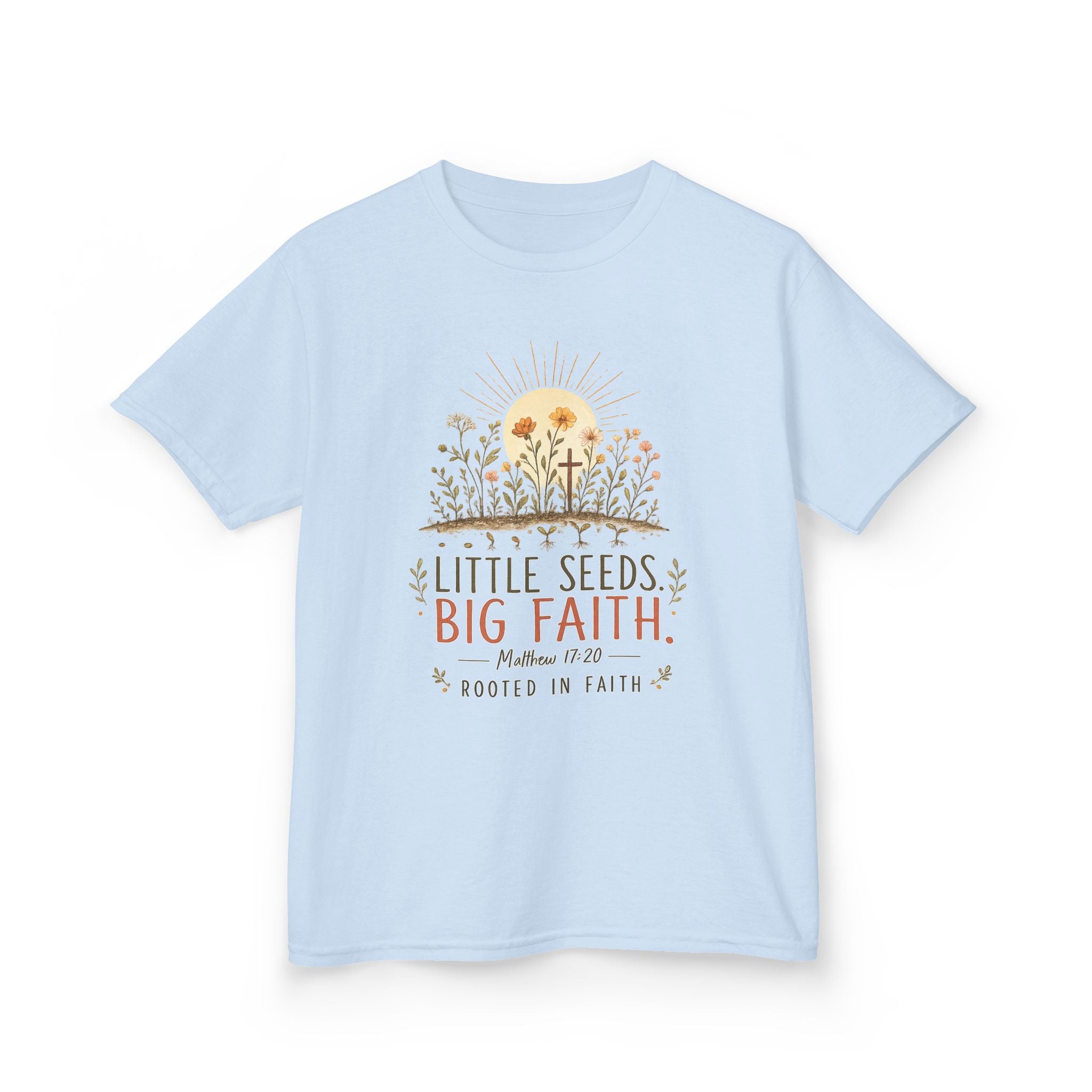 Little Seeds, Big Faith Kids Tee