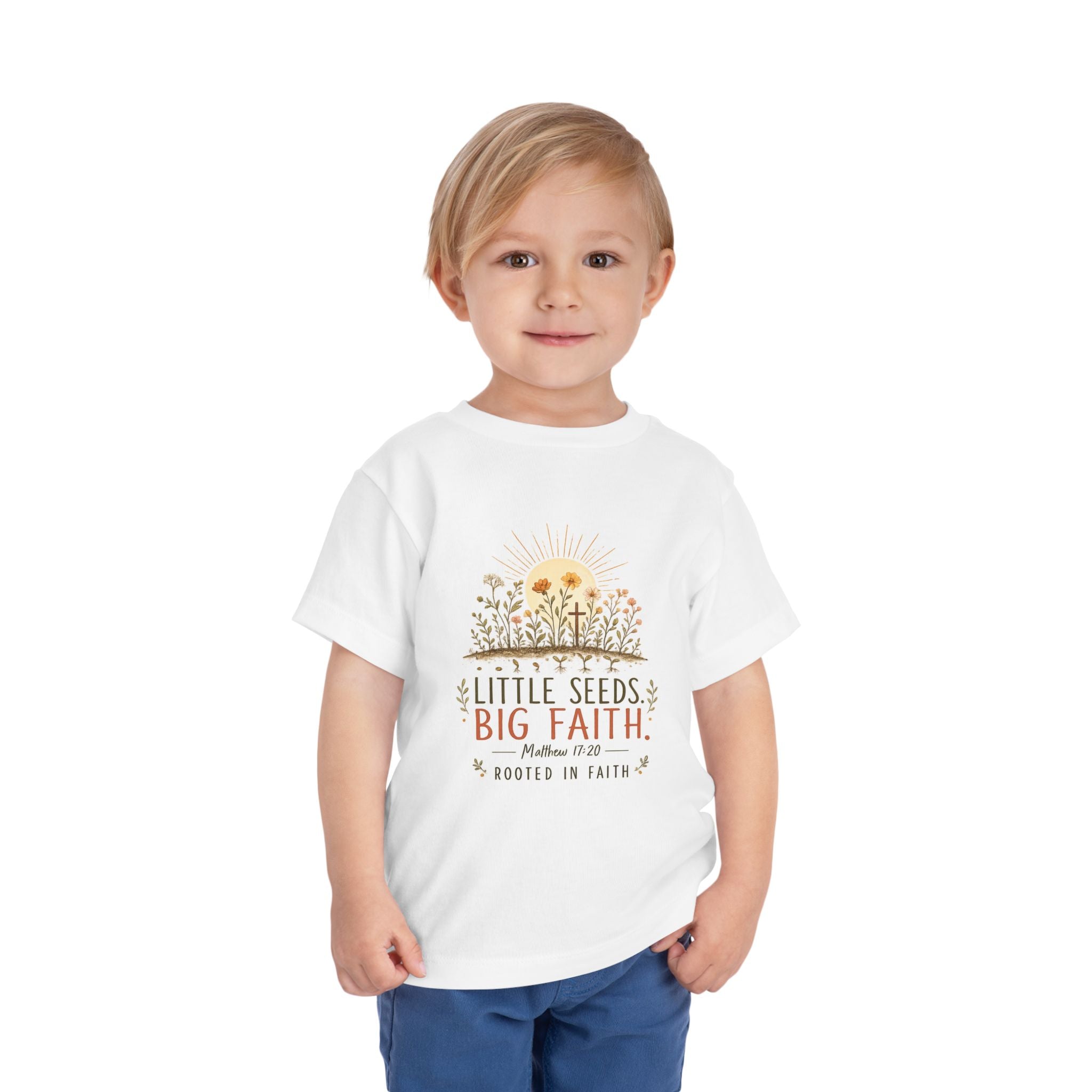 Little Seeds, Big Faith Toddler Tee