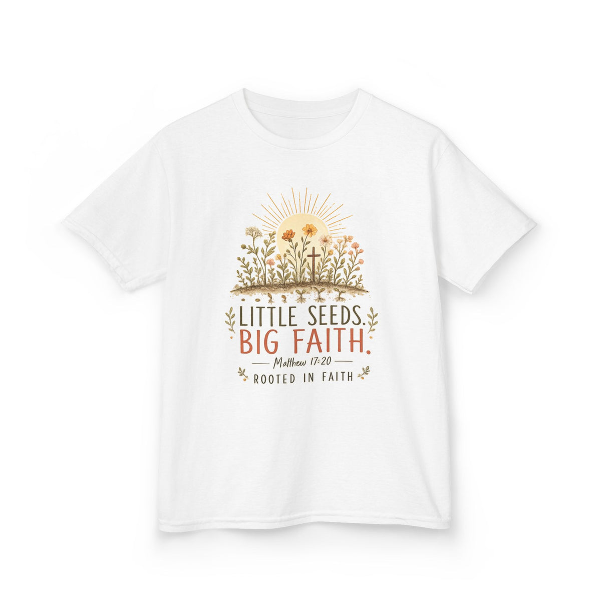 Little Seeds, Big Faith Kids Tee