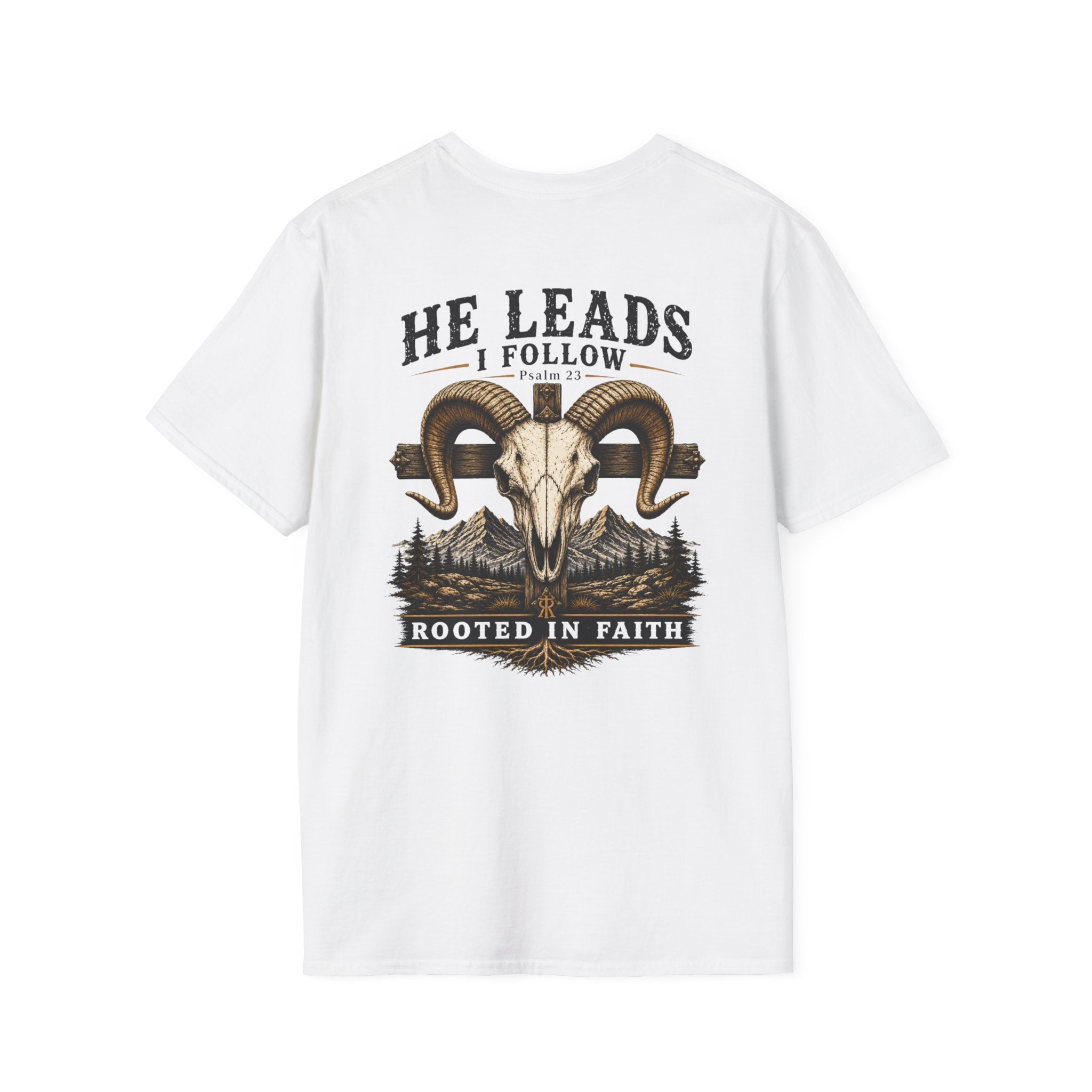 He Leads, I Follow T-Shirt