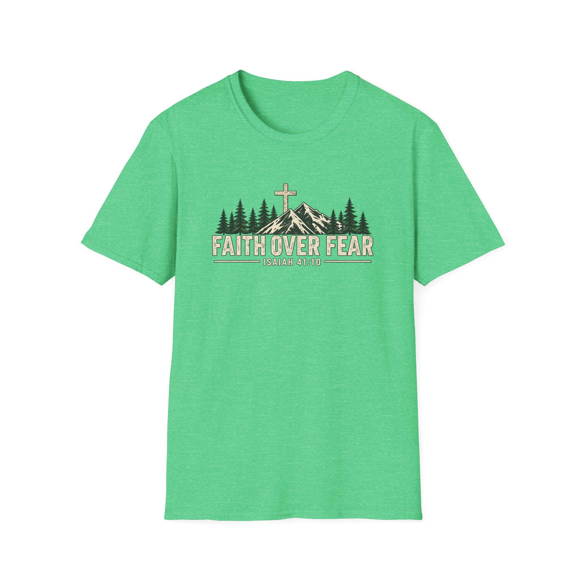 Faith Over Fear Mountain T-Shirt