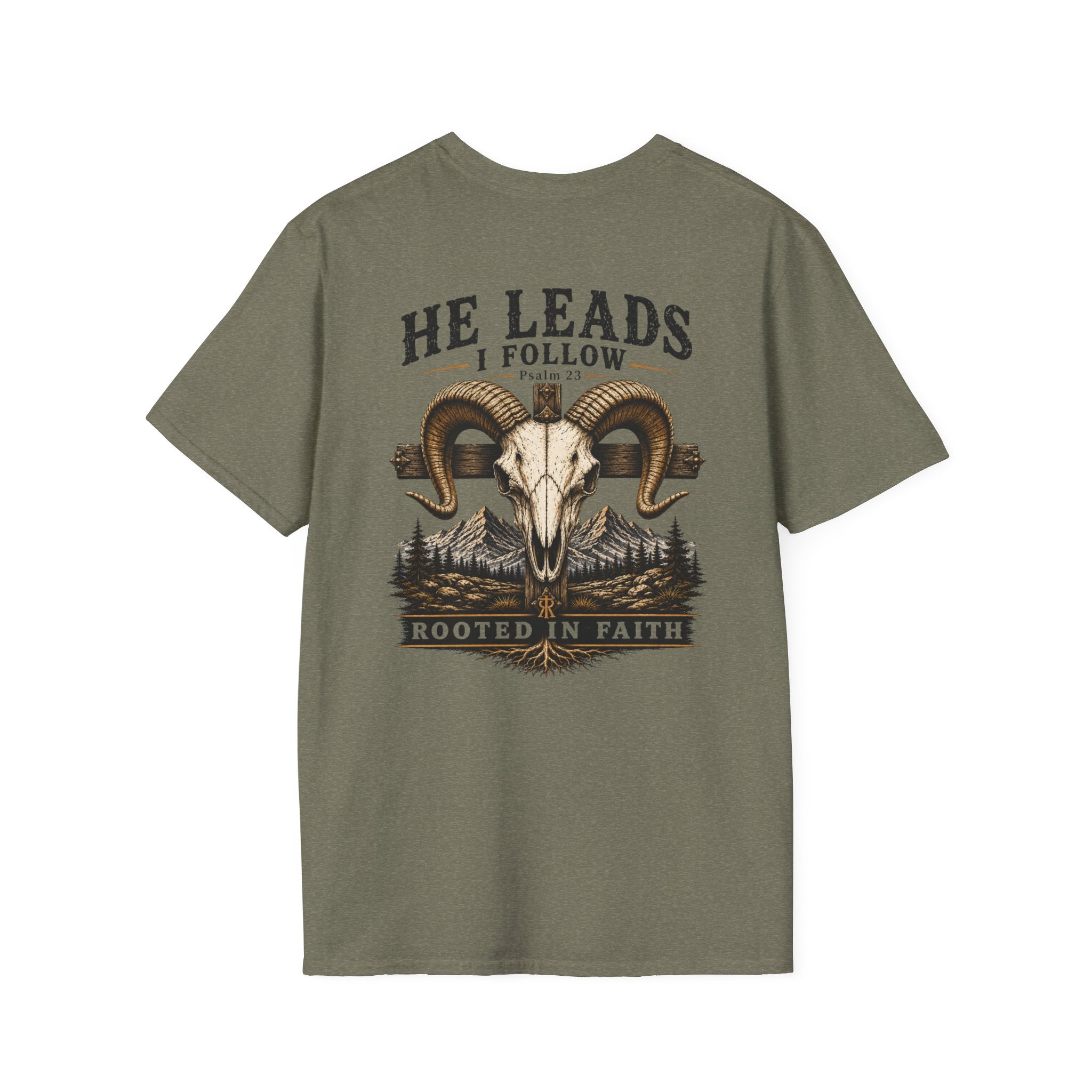 He Leads, I Follow T-Shirt