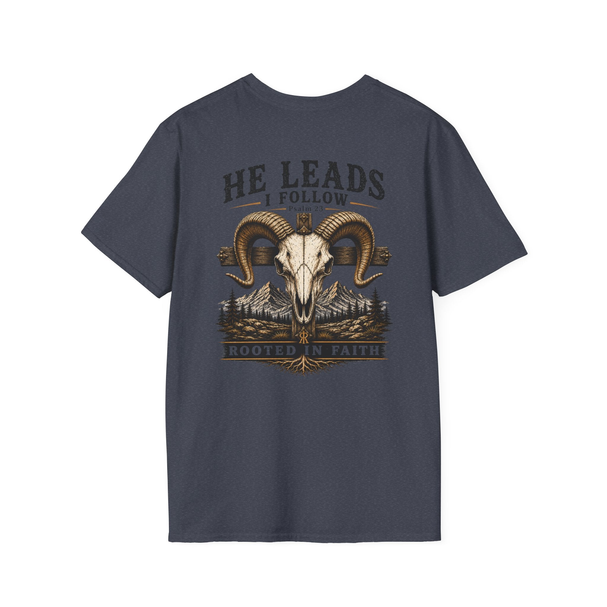 He Leads, I Follow T-Shirt