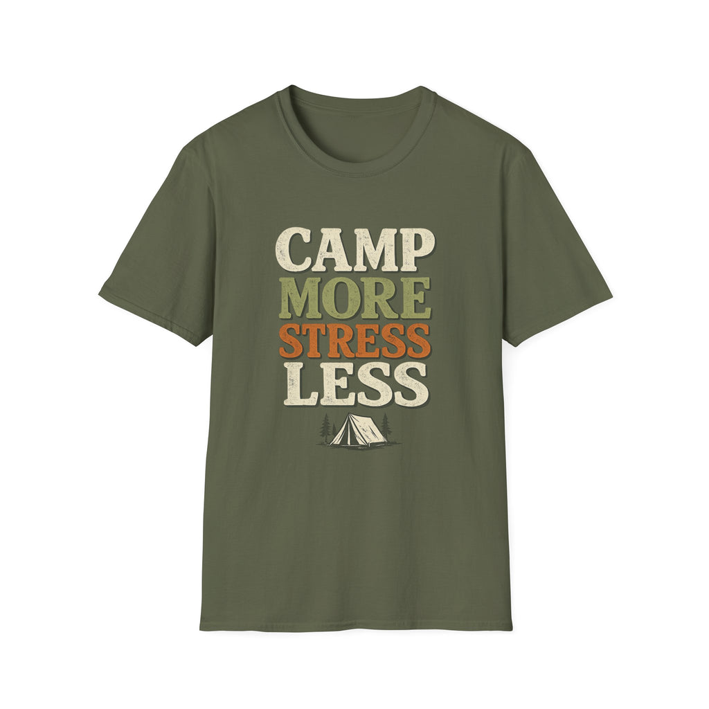 Camp More Stress Less T-Shirt