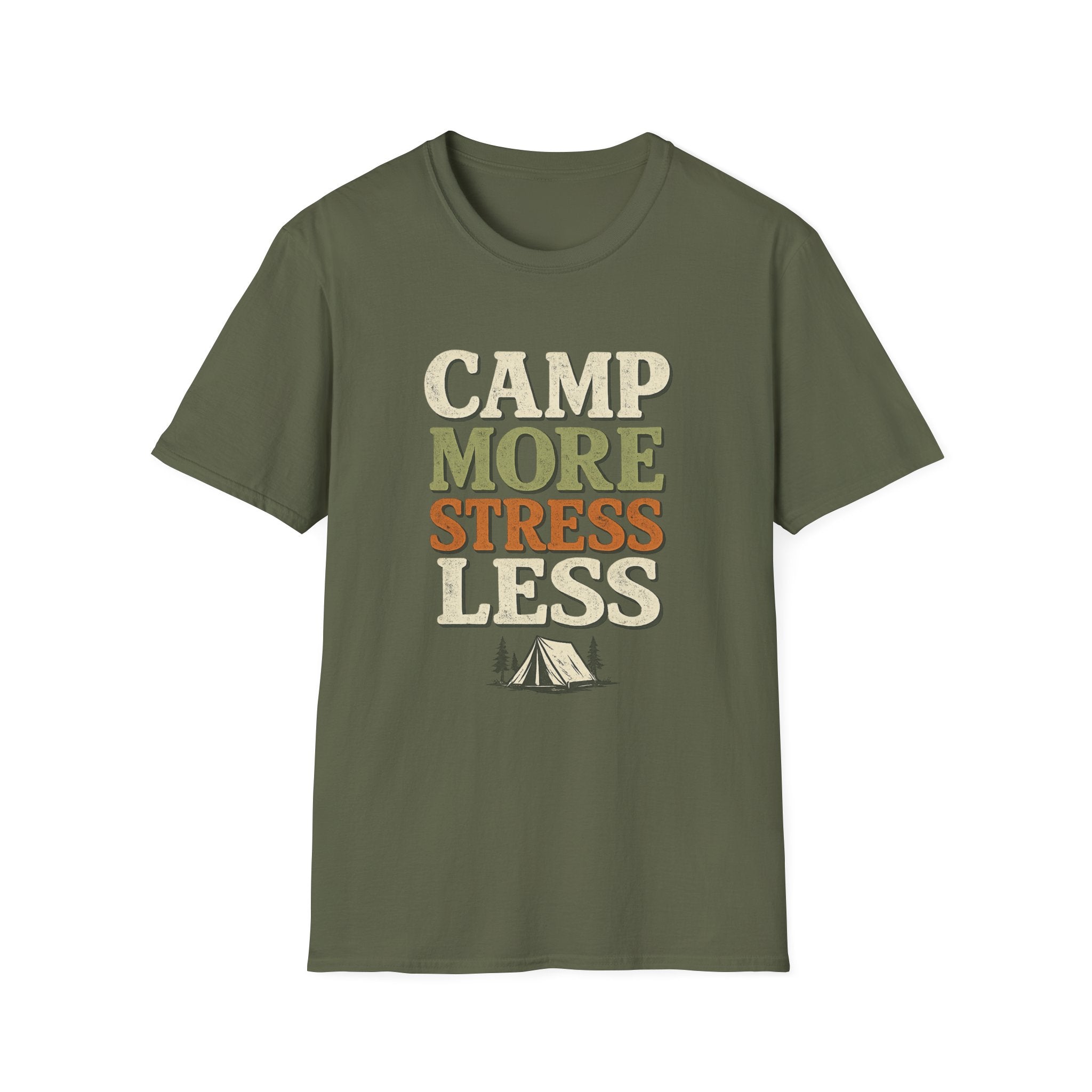 Camp More Stress Less T-Shirt