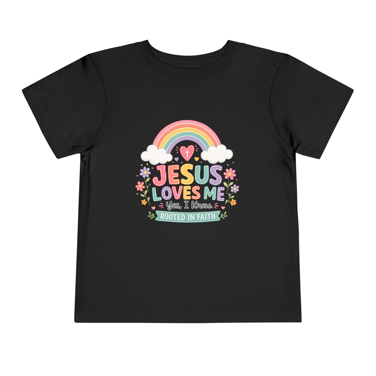 Jesus Loves Me Toddler Short Sleeve Tee