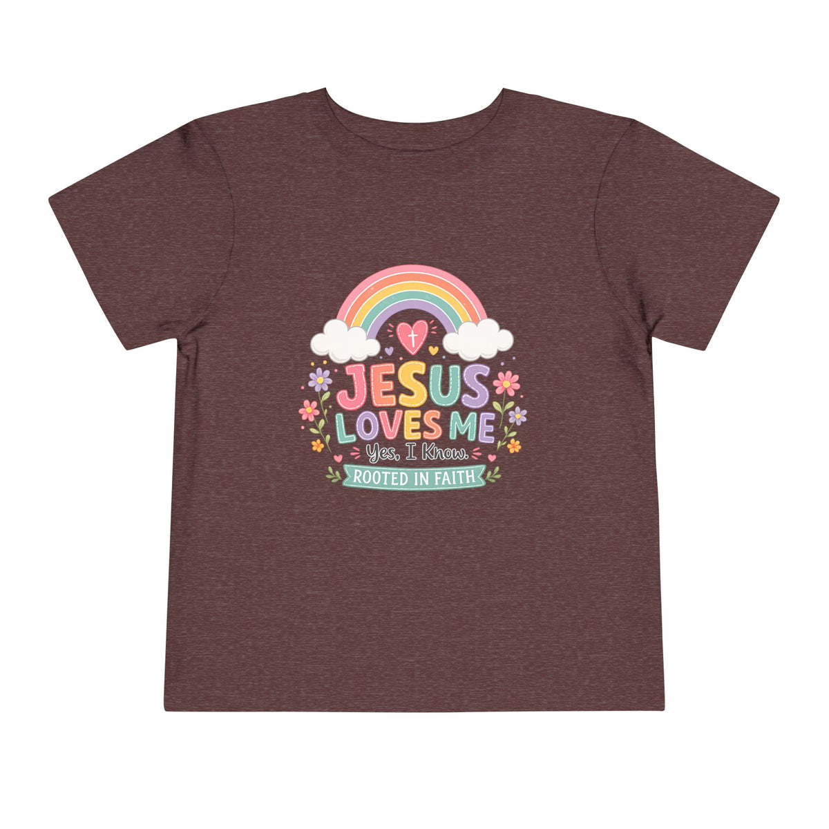 Jesus Loves Me Toddler Short Sleeve Tee