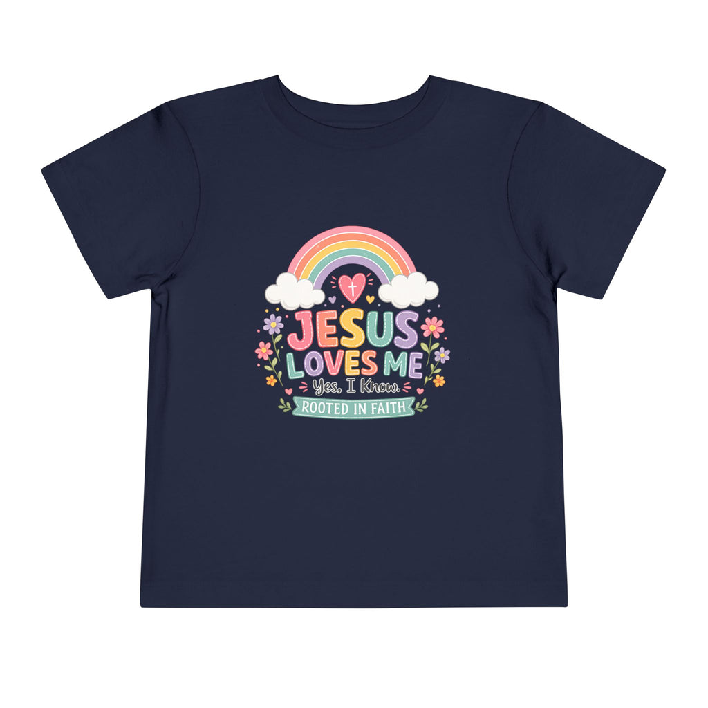 Jesus Loves Me Toddler Short Sleeve Tee