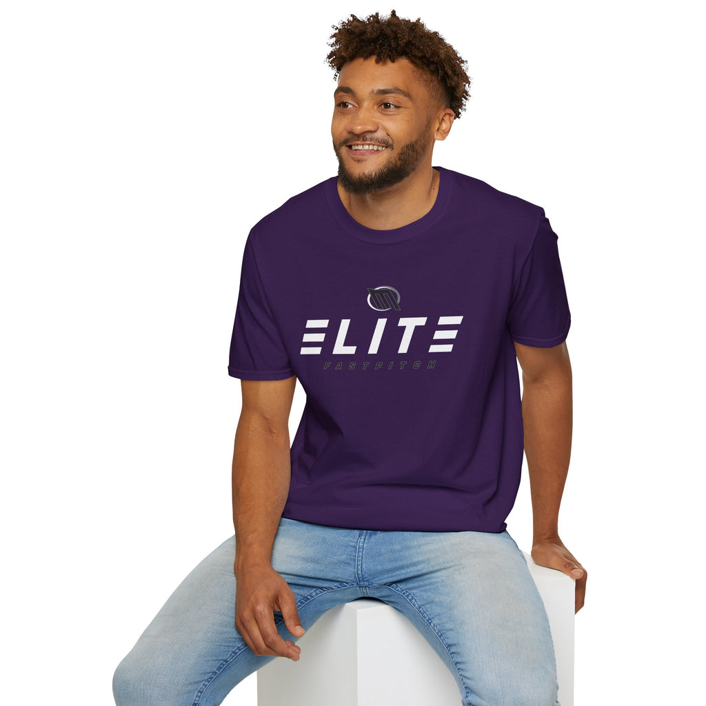 Mosinee Elite Fastpitch Sponsor T-Shirt in Purple Unisex Softstyle T-Shirt