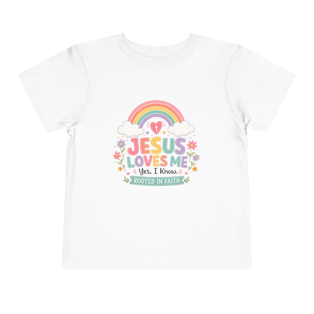 Jesus Loves Me Toddler Short Sleeve Tee