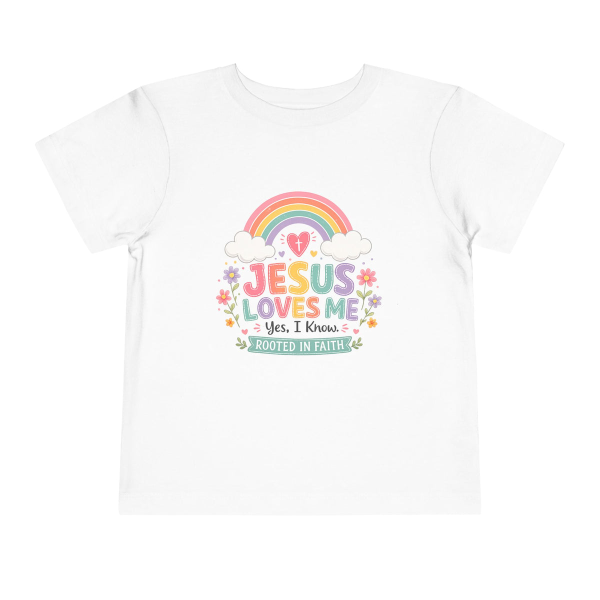 Jesus Loves Me Toddler Short Sleeve Tee