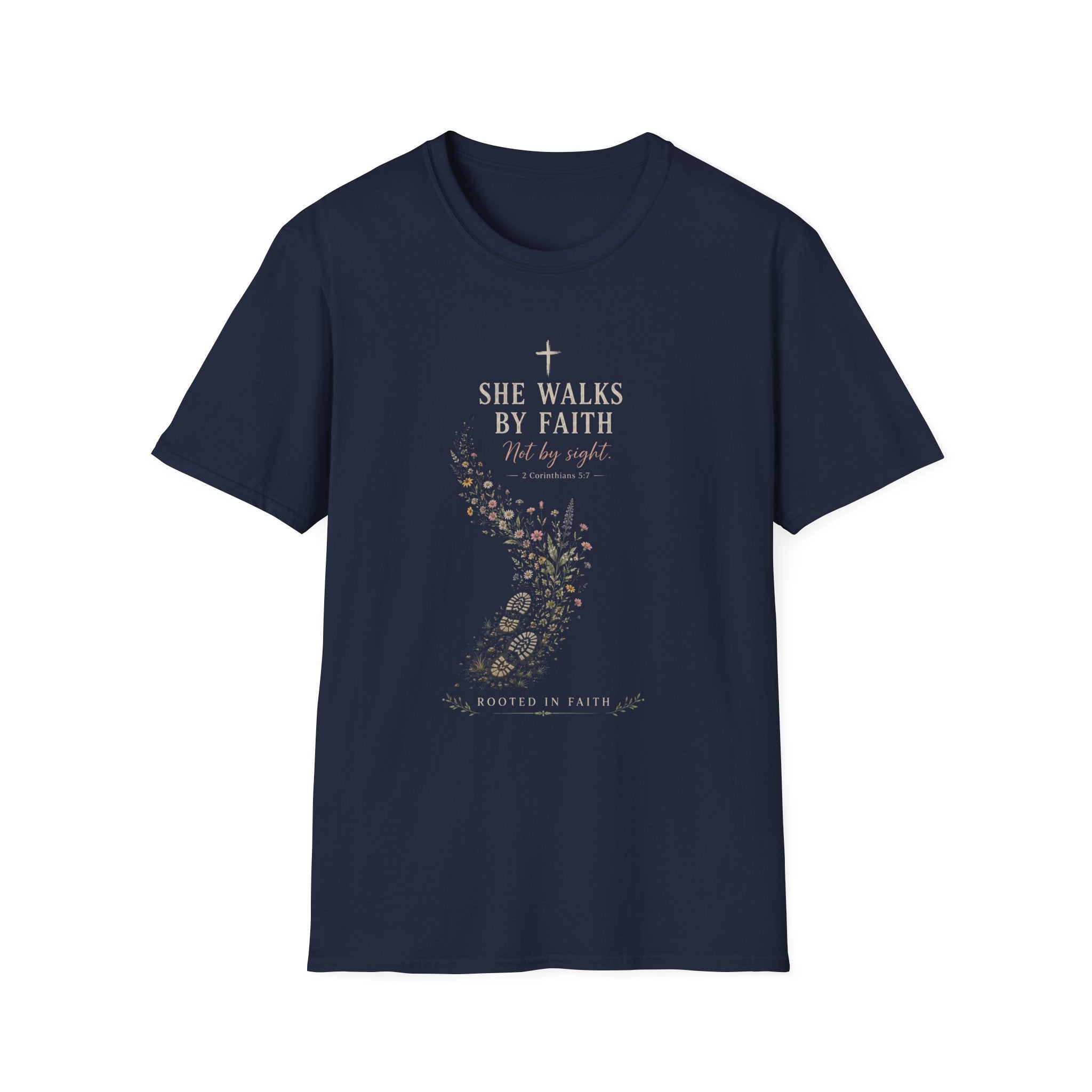 She Walks By Faith T-Shirt
