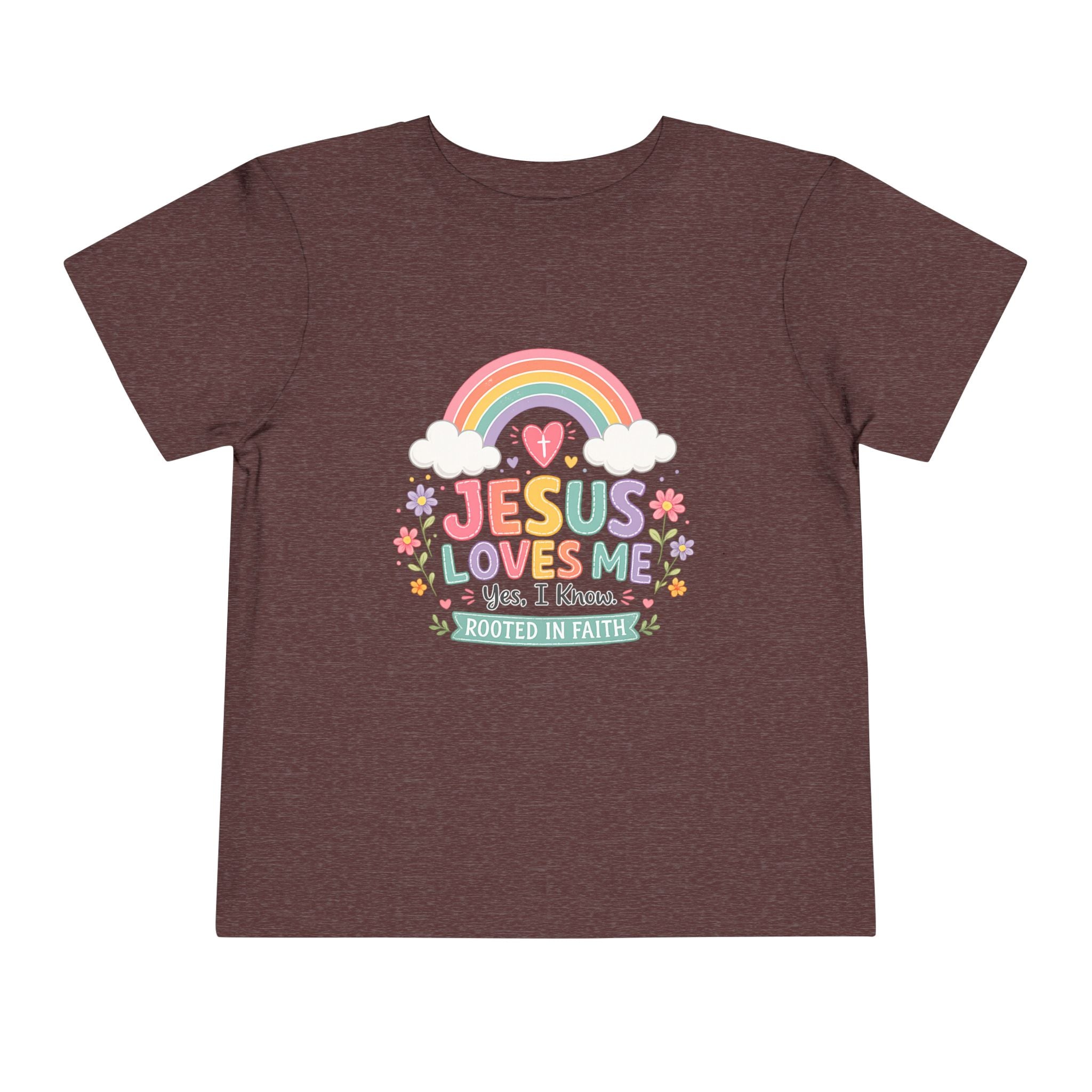 Jesus Loves Me Toddler Short Sleeve Tee