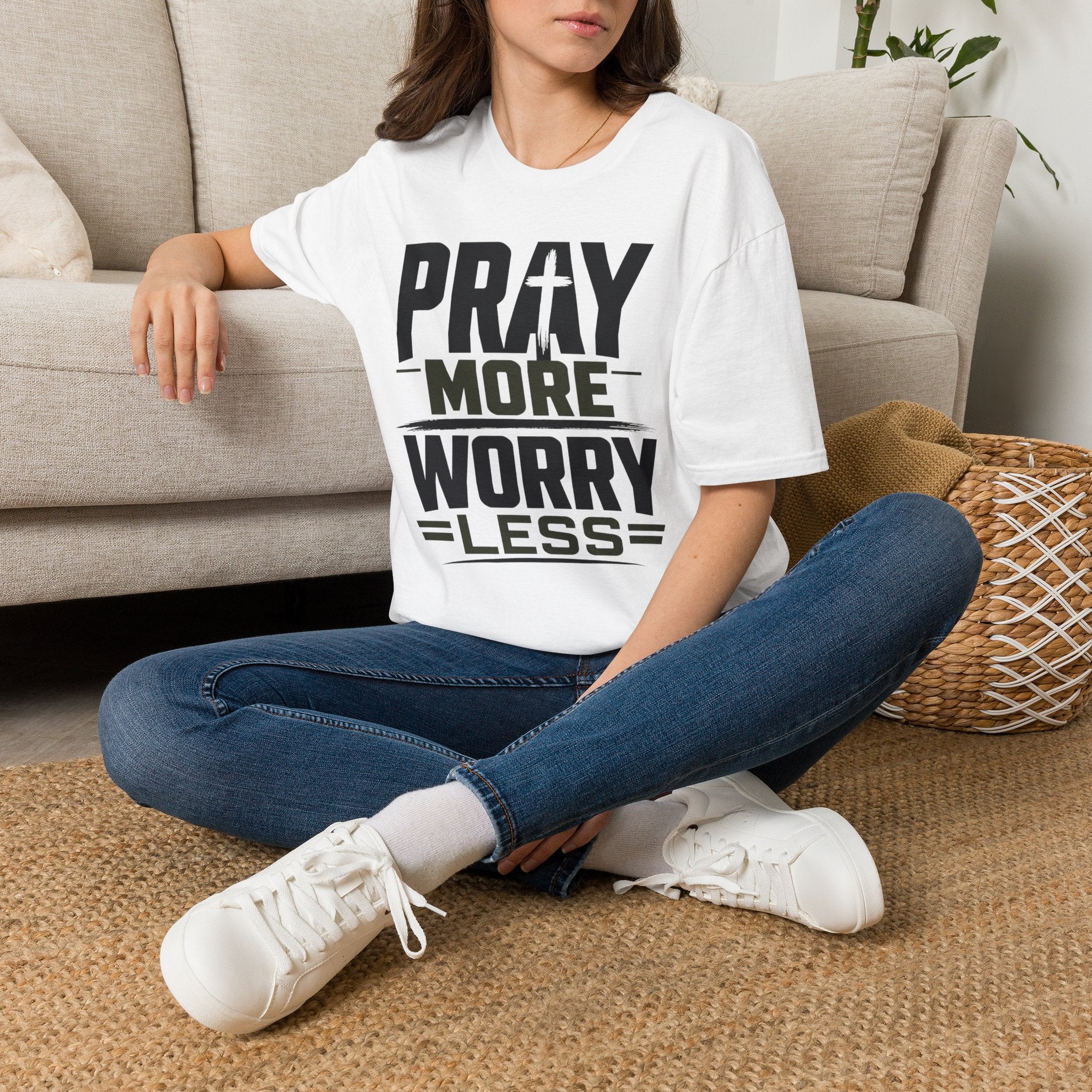 Pray More Worry Less T-Shirt