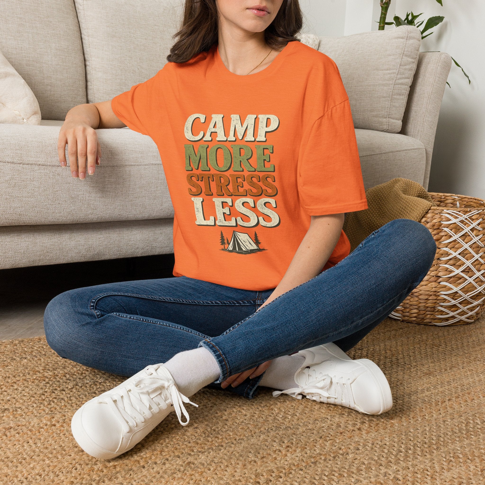 Camp More Stress Less T-Shirt