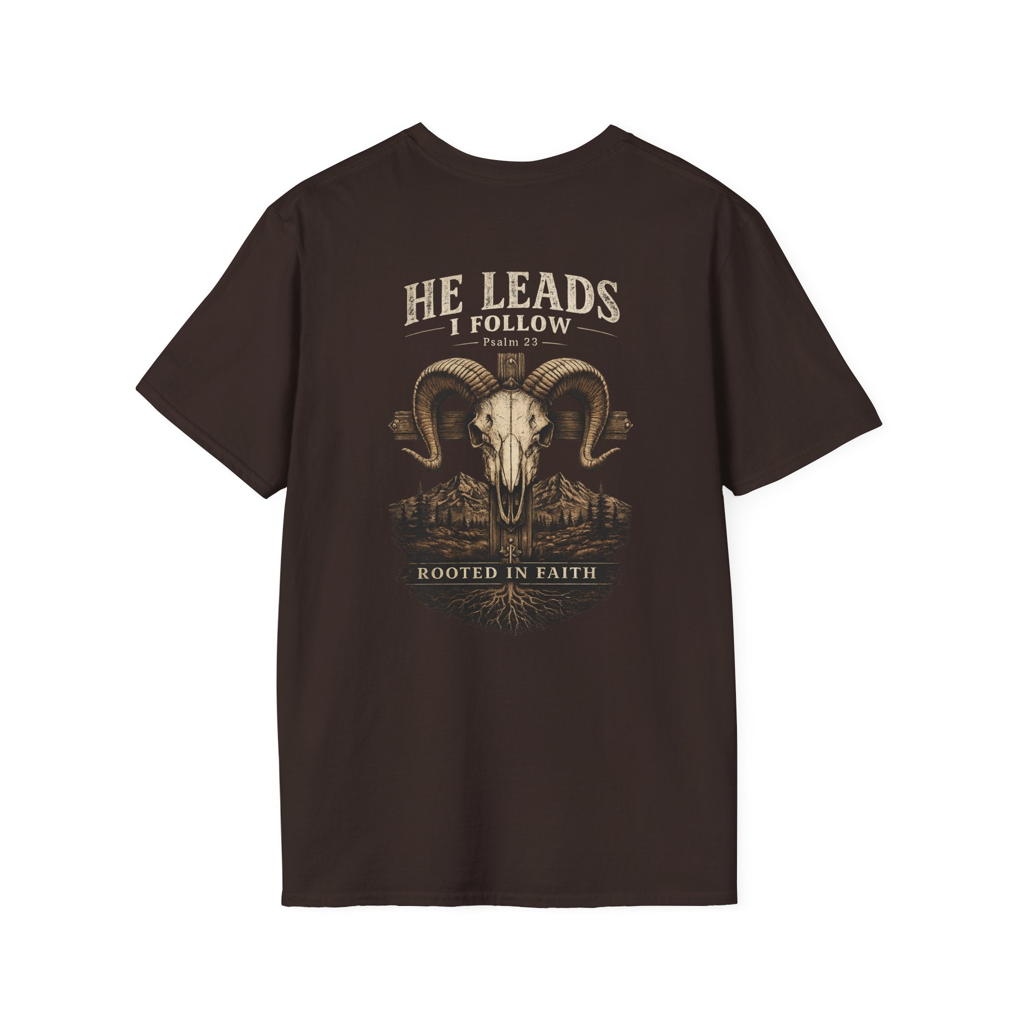 He Leads, I Follow T-Shirt