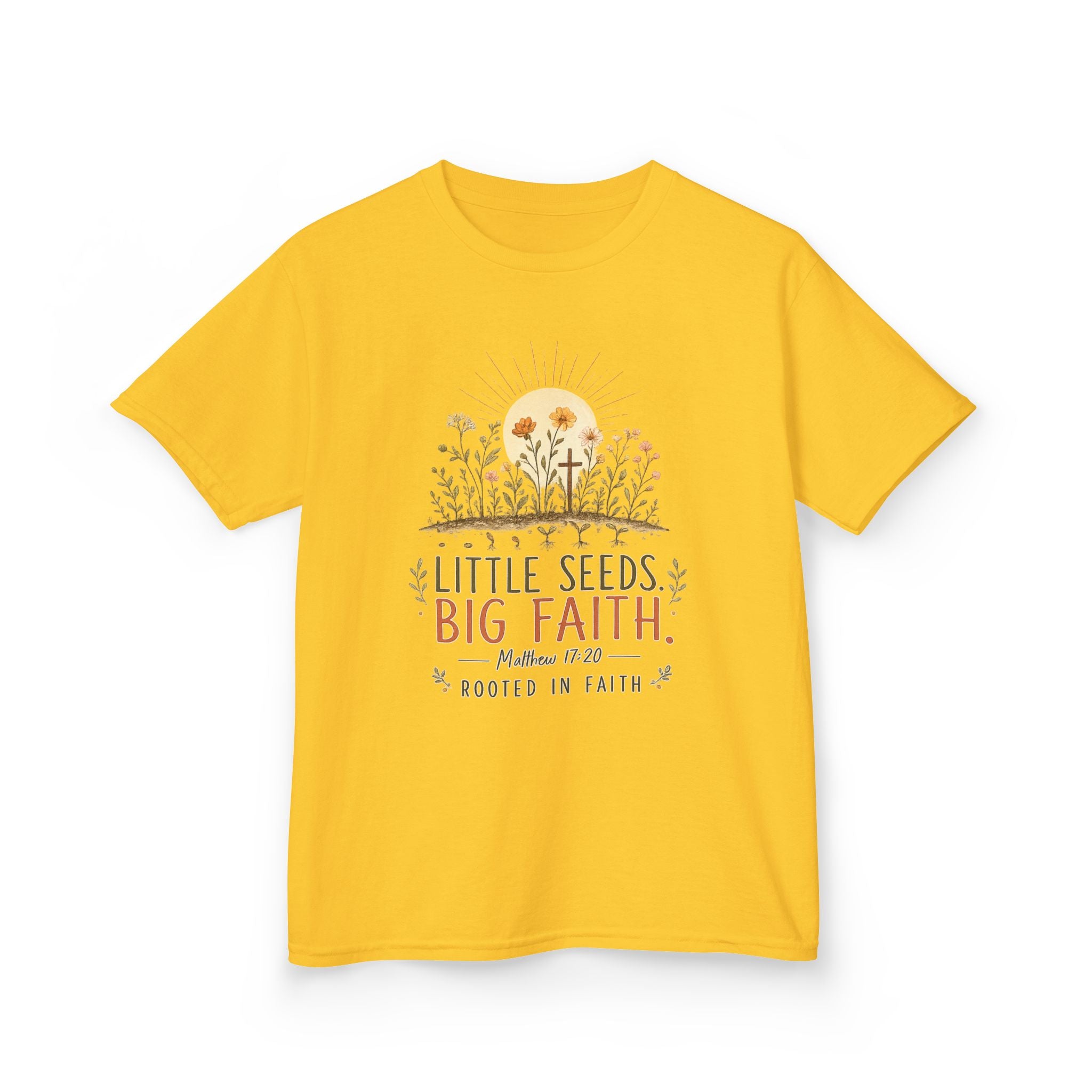 Little Seeds, Big Faith Kids Tee