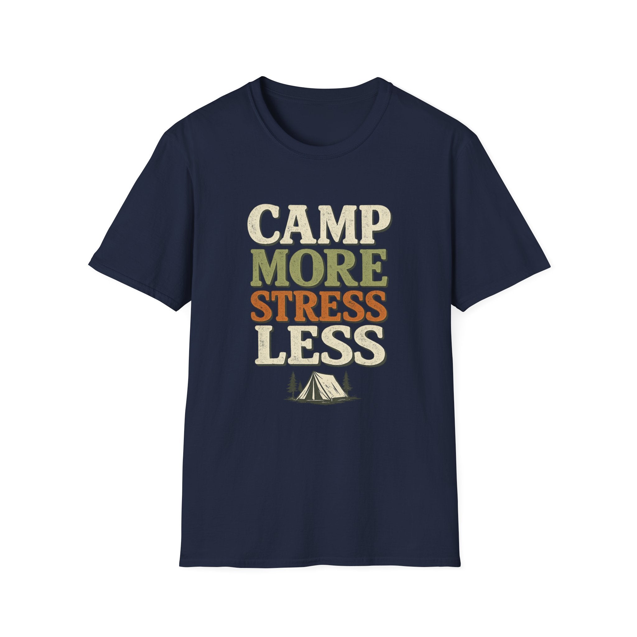 Camp More Stress Less T-Shirt