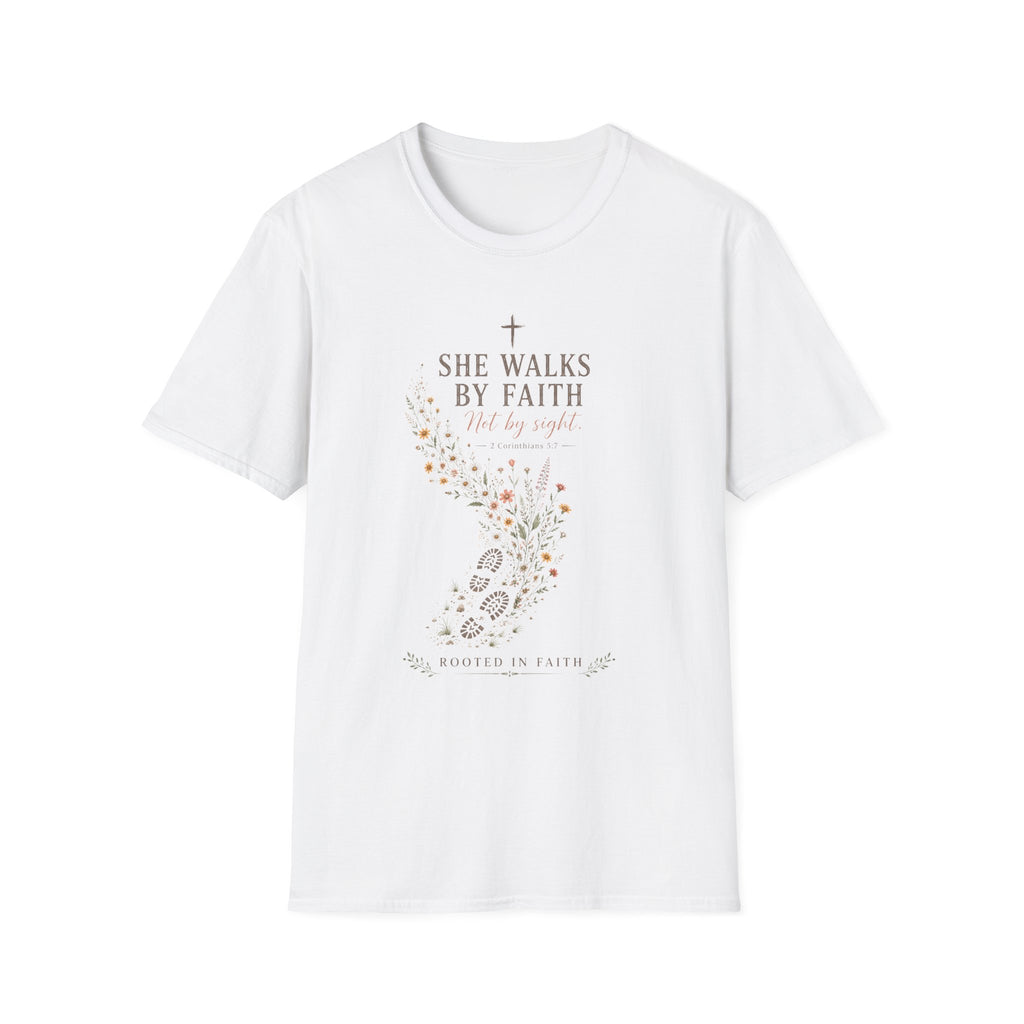 She Walks By Faith T-Shirt