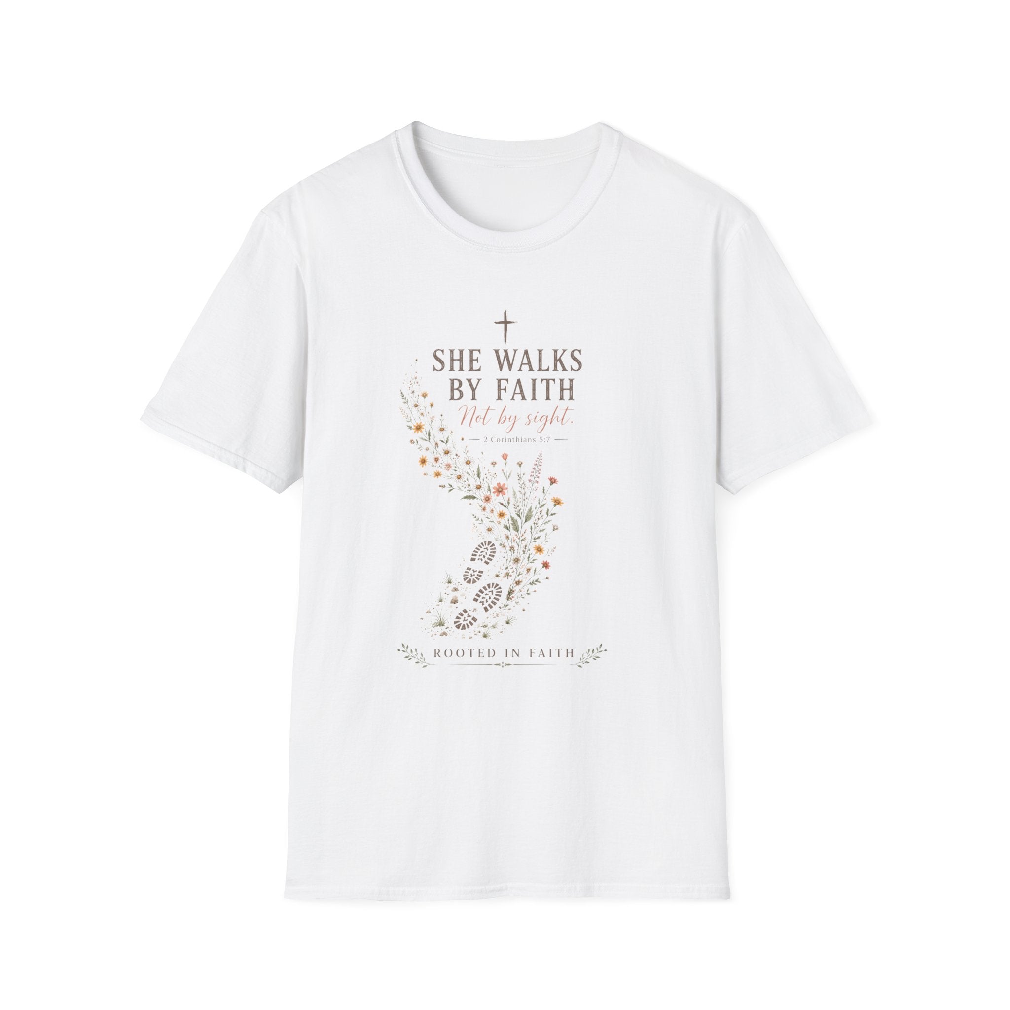 She Walks By Faith T-Shirt