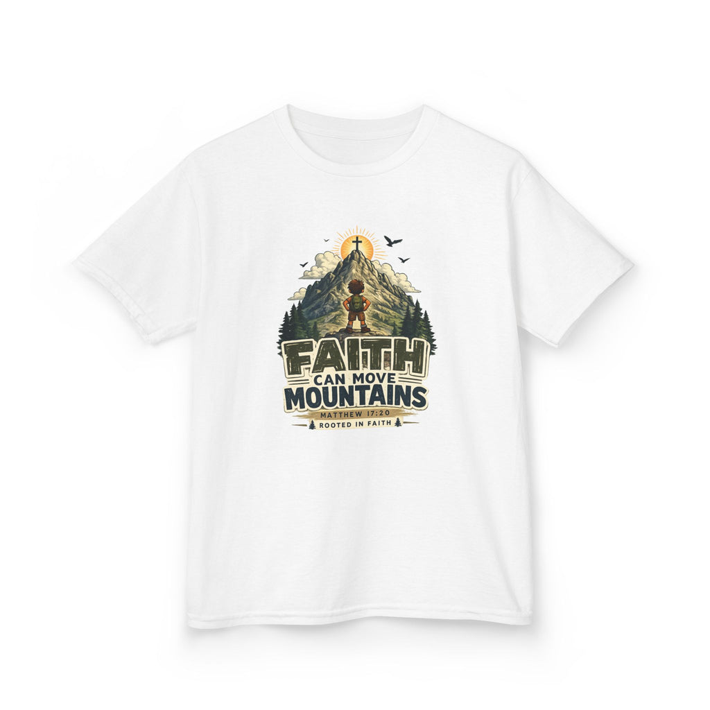 Faith Can Move Mountains Kids Tee
