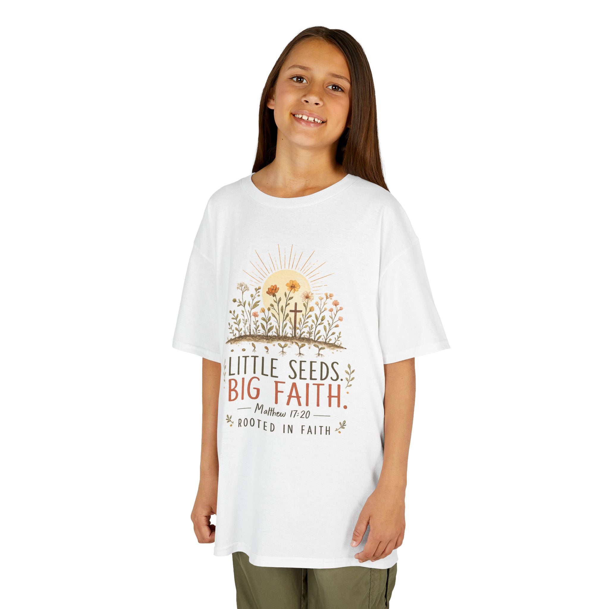 Little Seeds, Big Faith Kids Tee