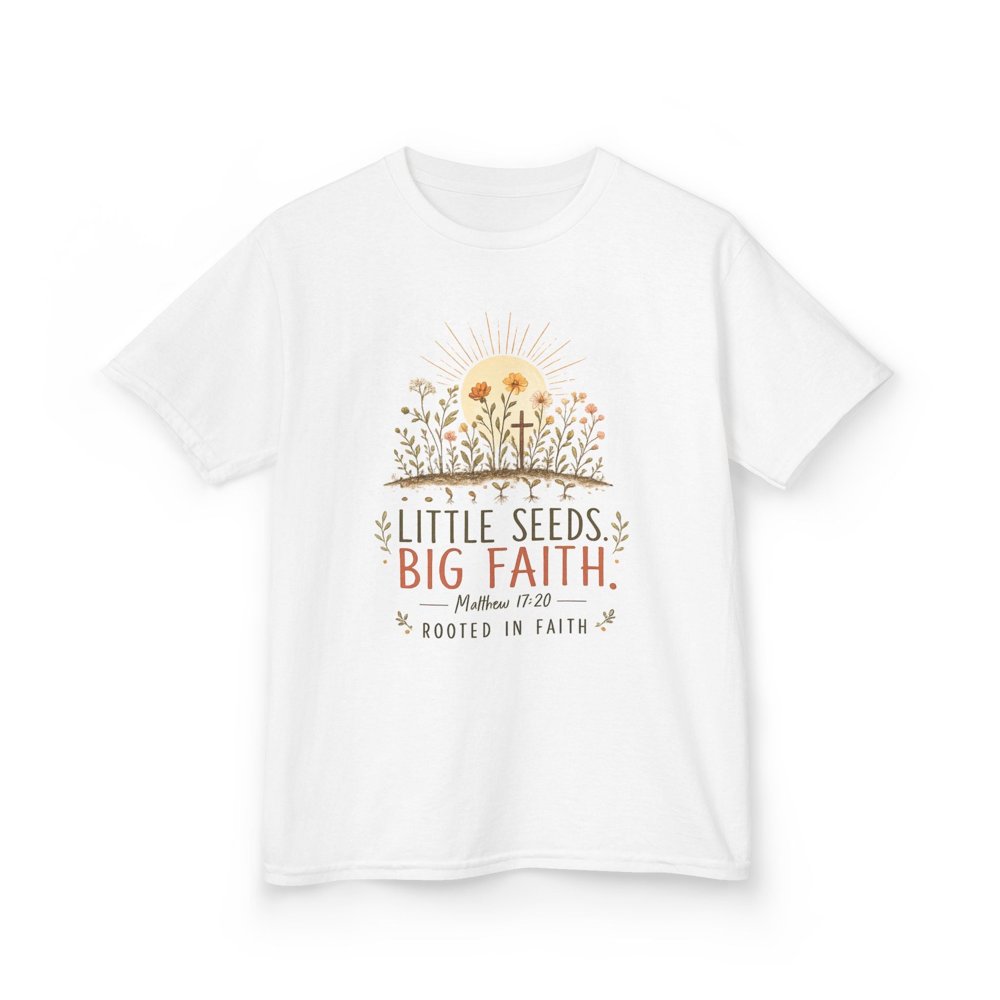 Little Seeds, Big Faith Kids Tee