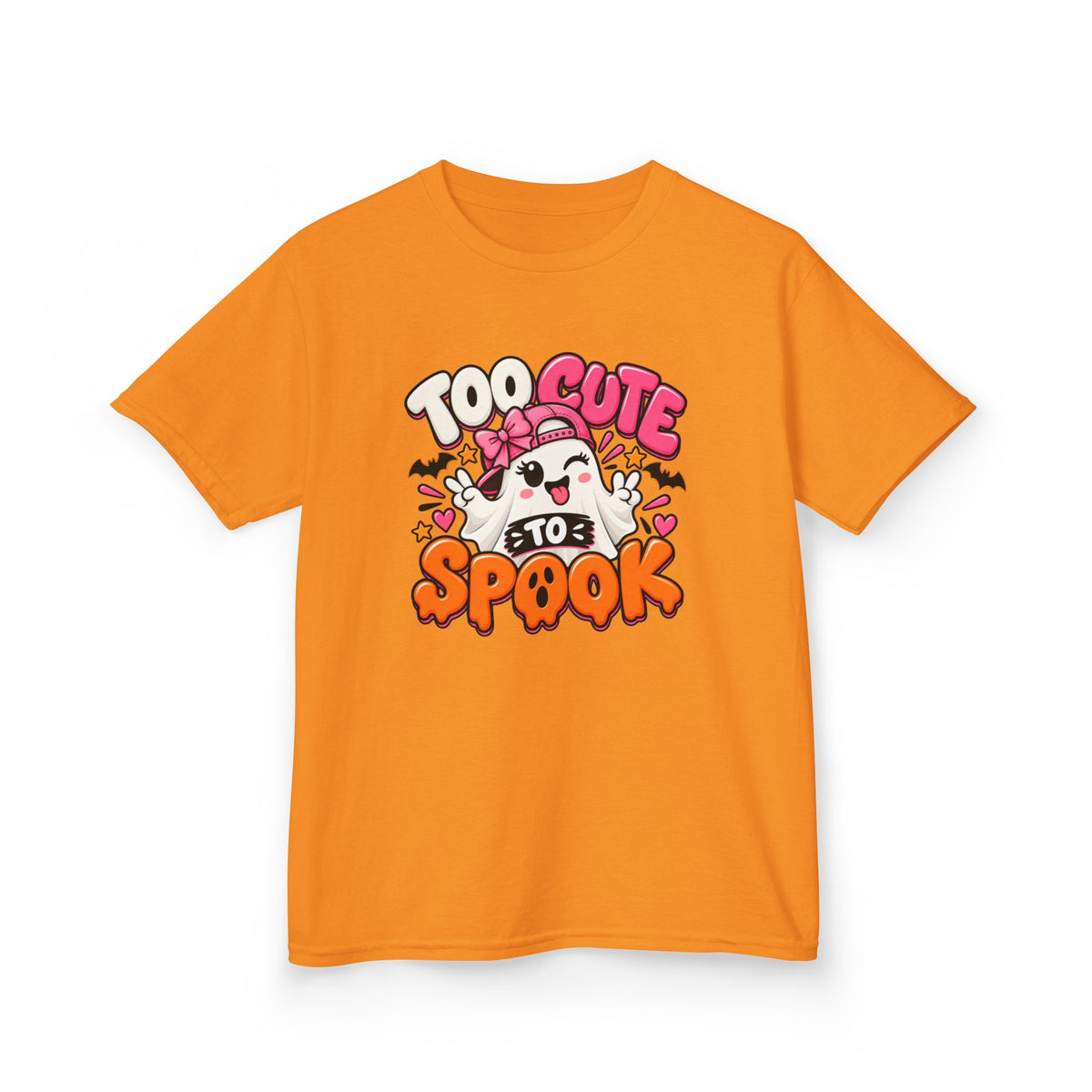 Too Cute to Spook (girl ghost) Youth Cotton™ Tee
