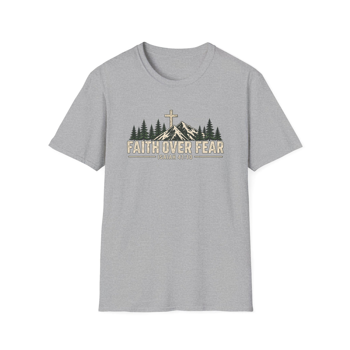 Faith Over Fear Mountain T-Shirt