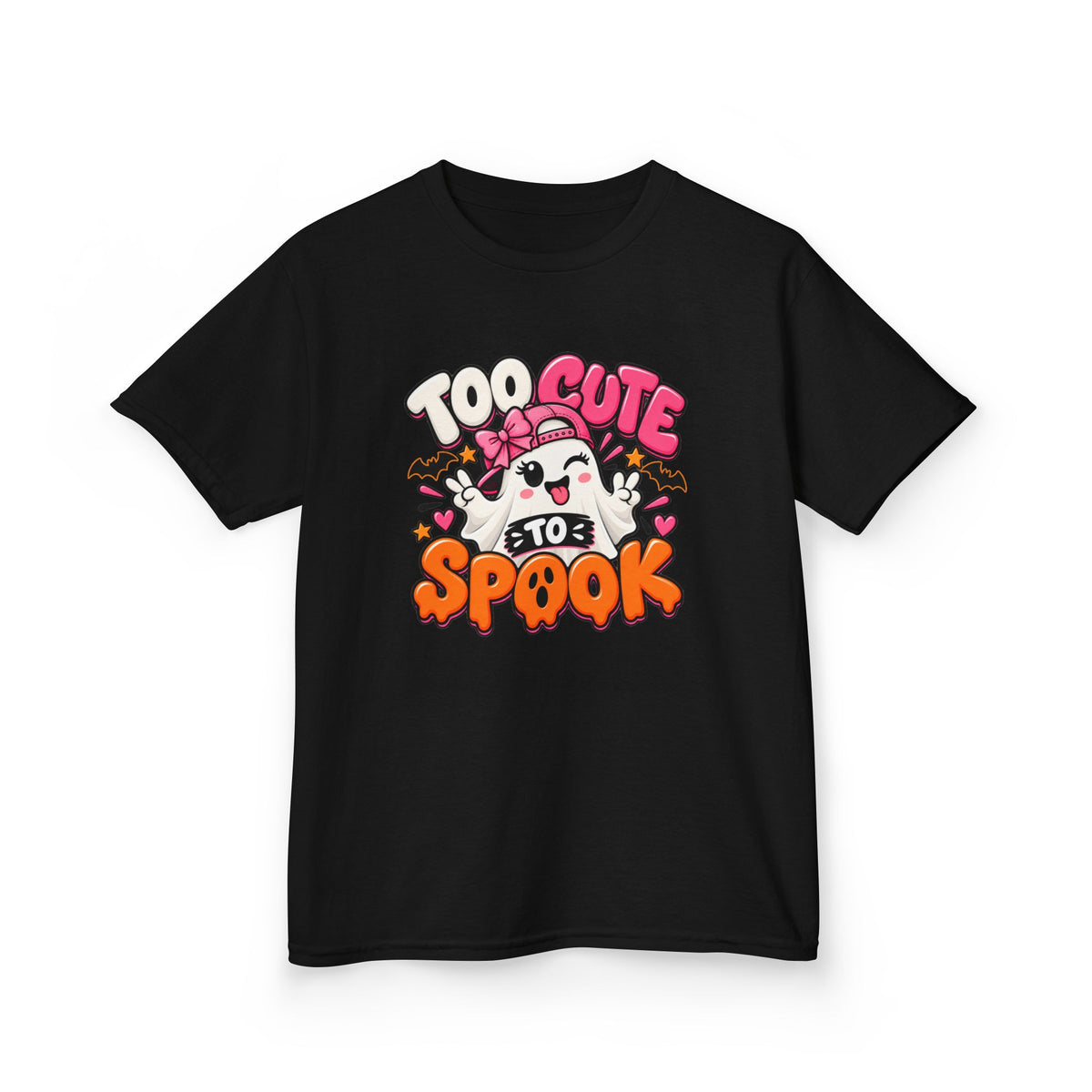 Too Cute to Spook (girl ghost) Youth Cotton™ Tee