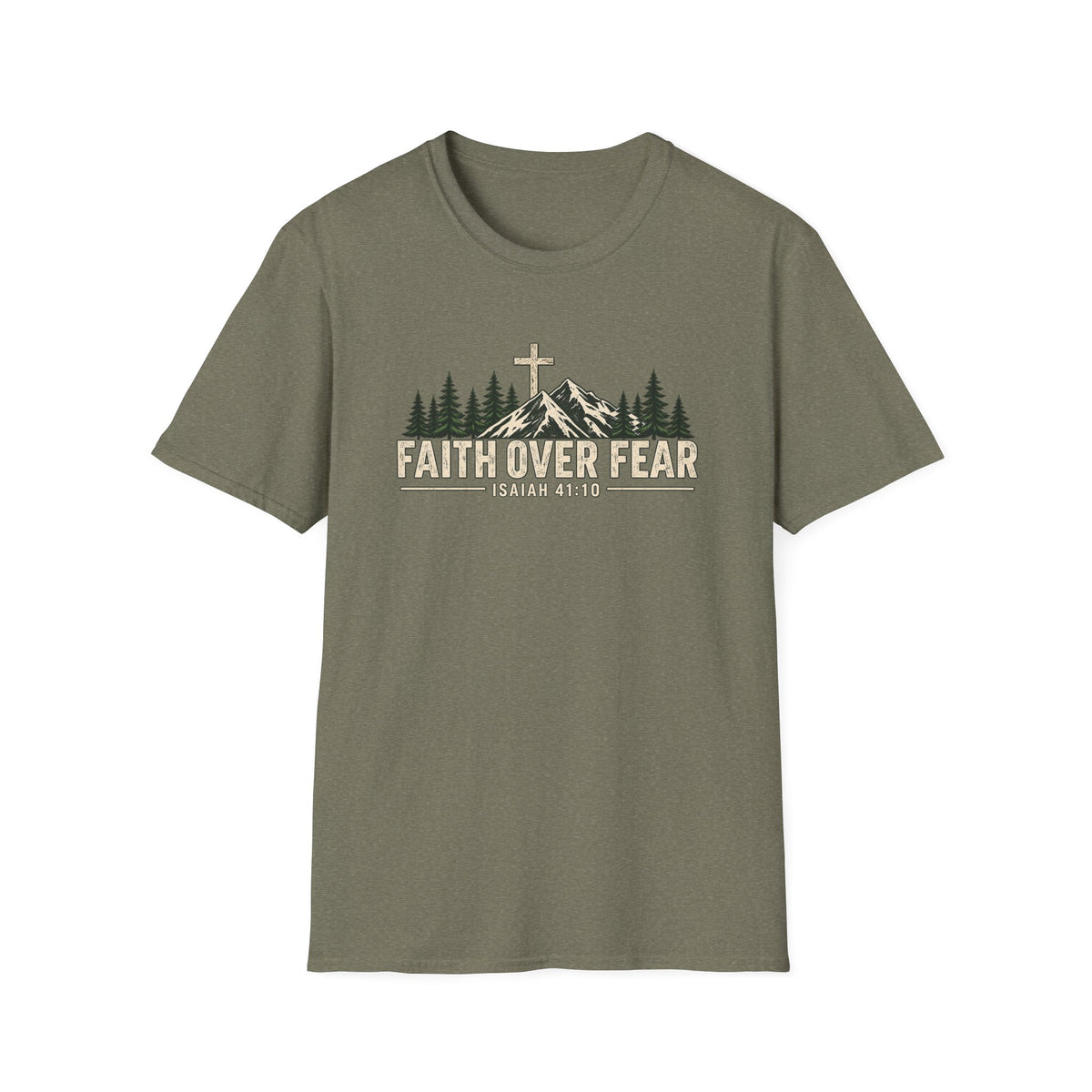 Faith Over Fear Mountain T-Shirt