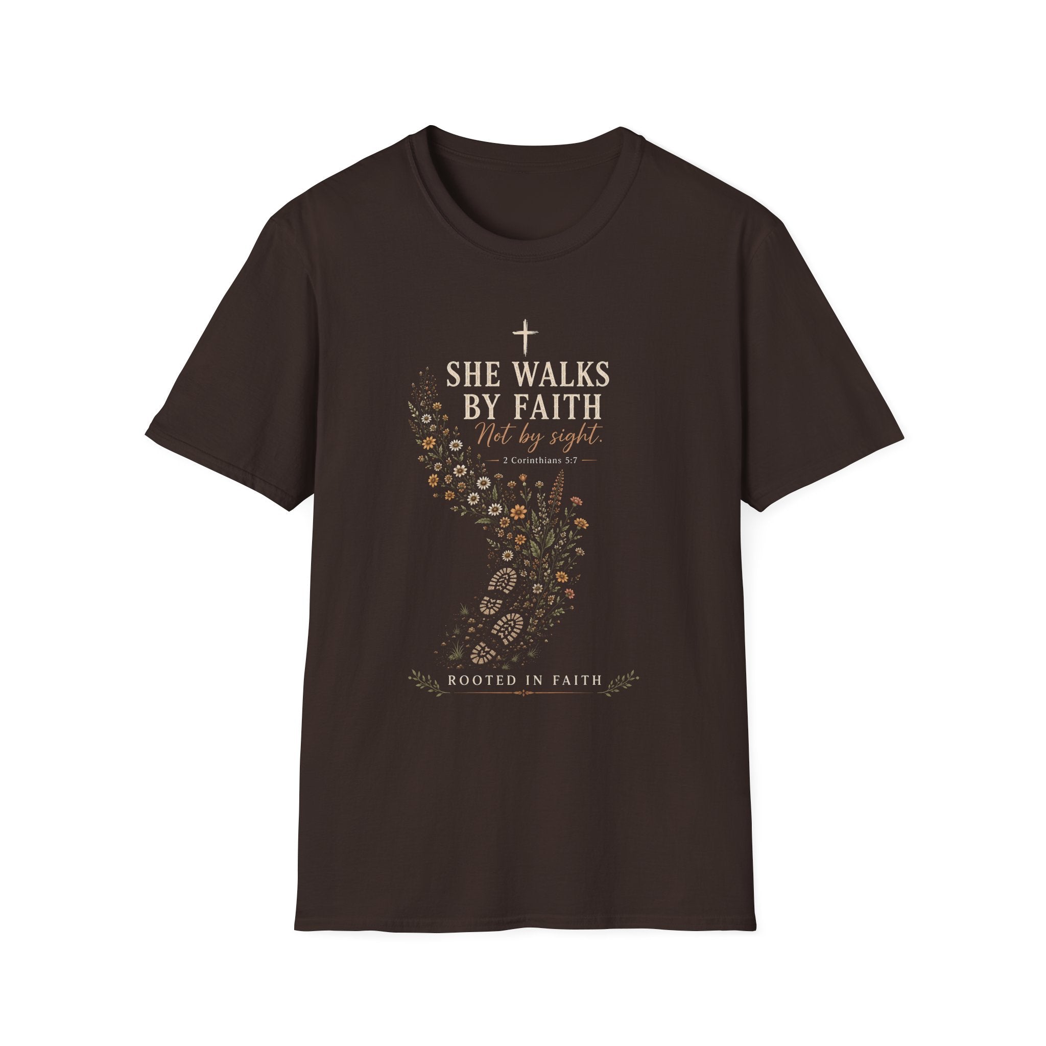 She Walks By Faith T-Shirt