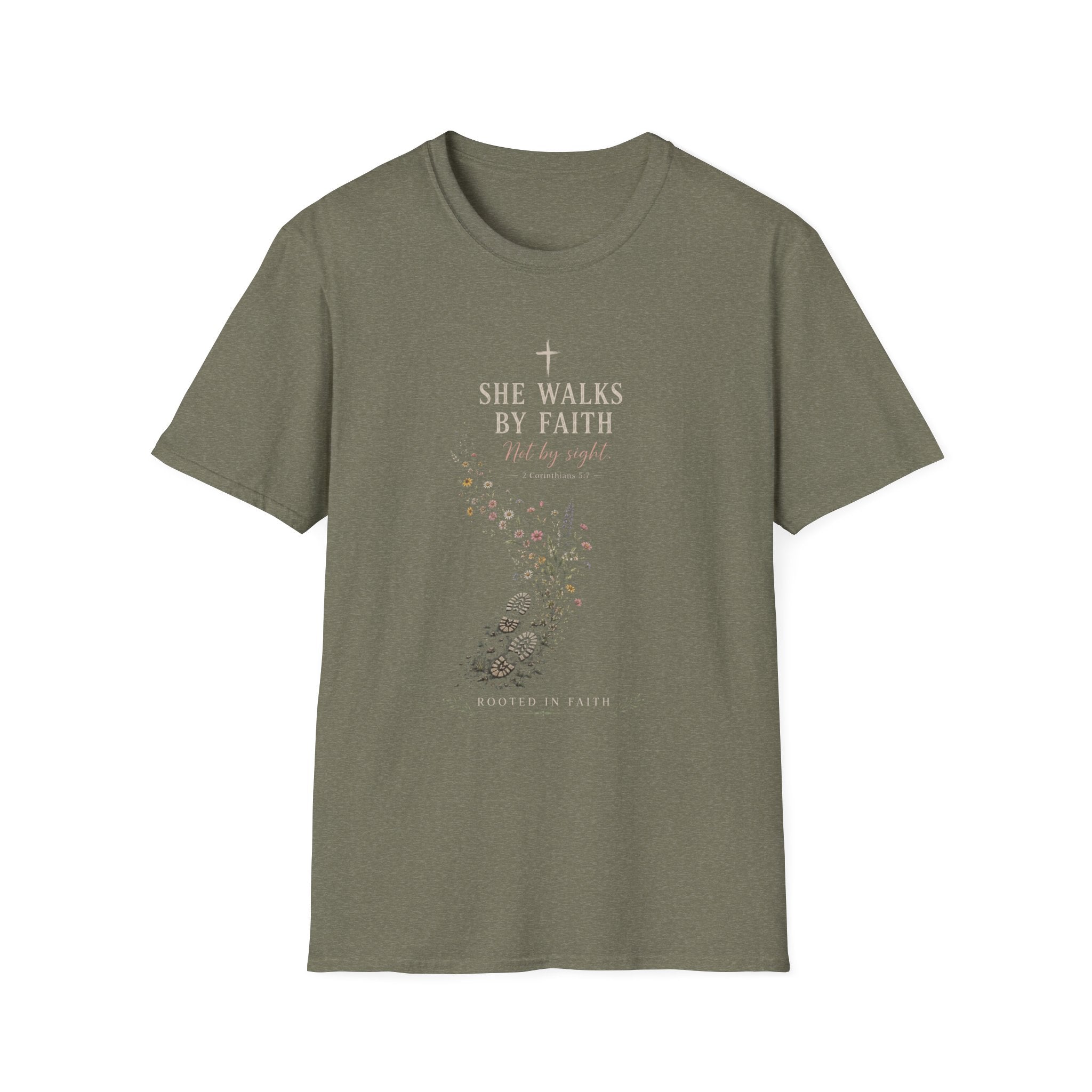 She Walks By Faith T-Shirt