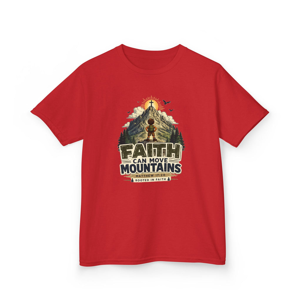 Faith Can Move Mountains Kids Tee