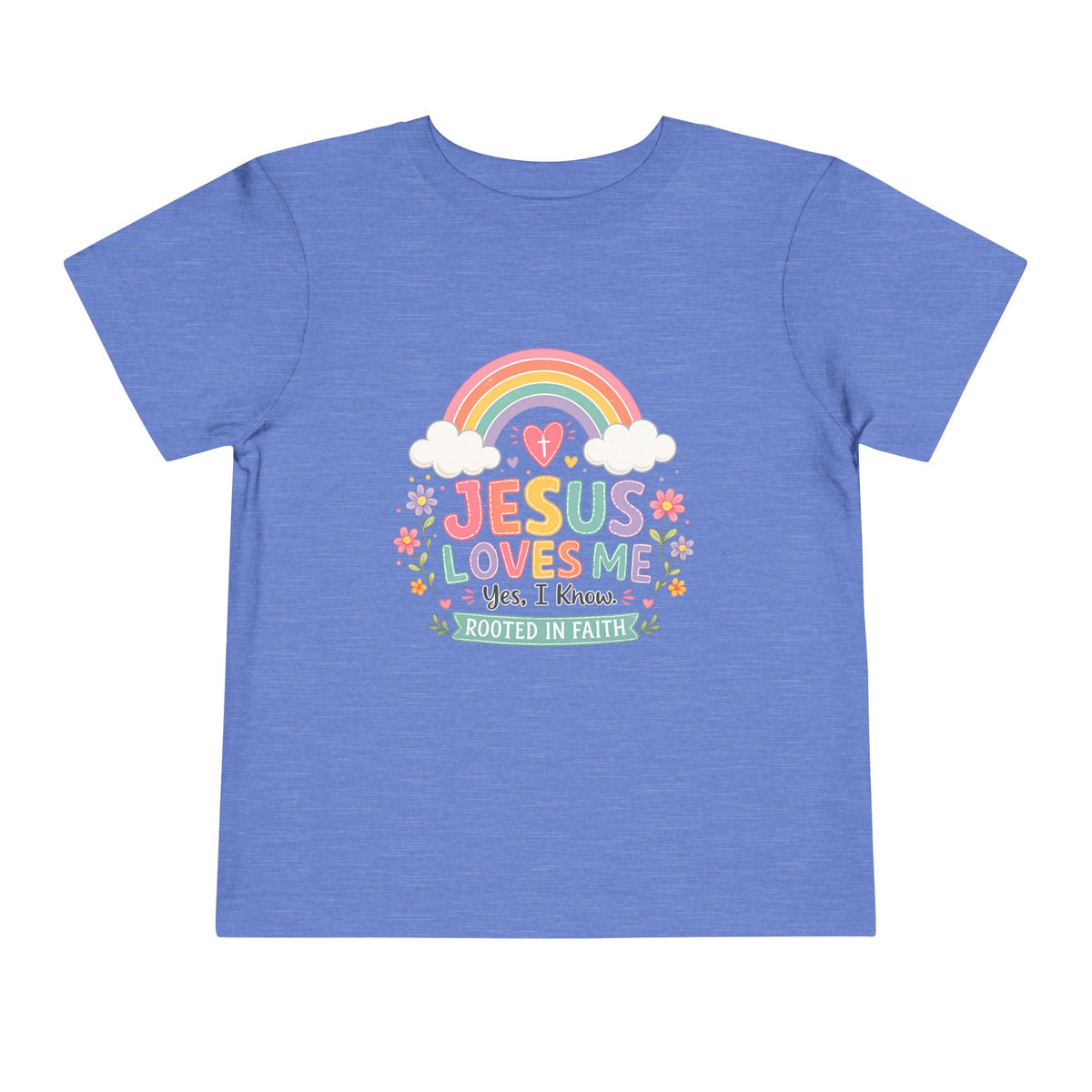 Jesus Loves Me Toddler Short Sleeve Tee