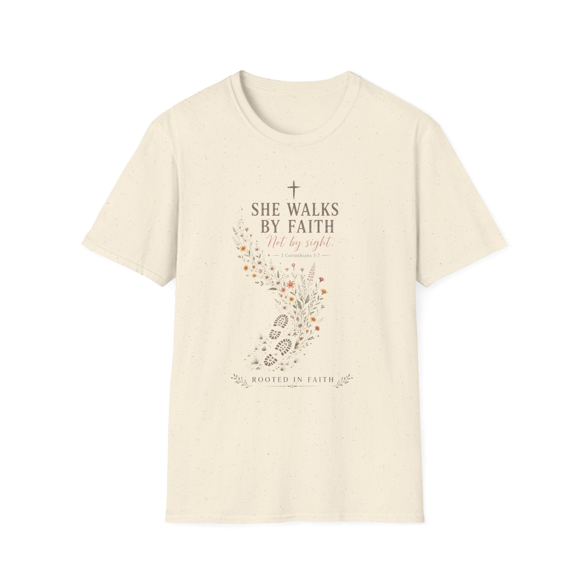 She Walks By Faith T-Shirt